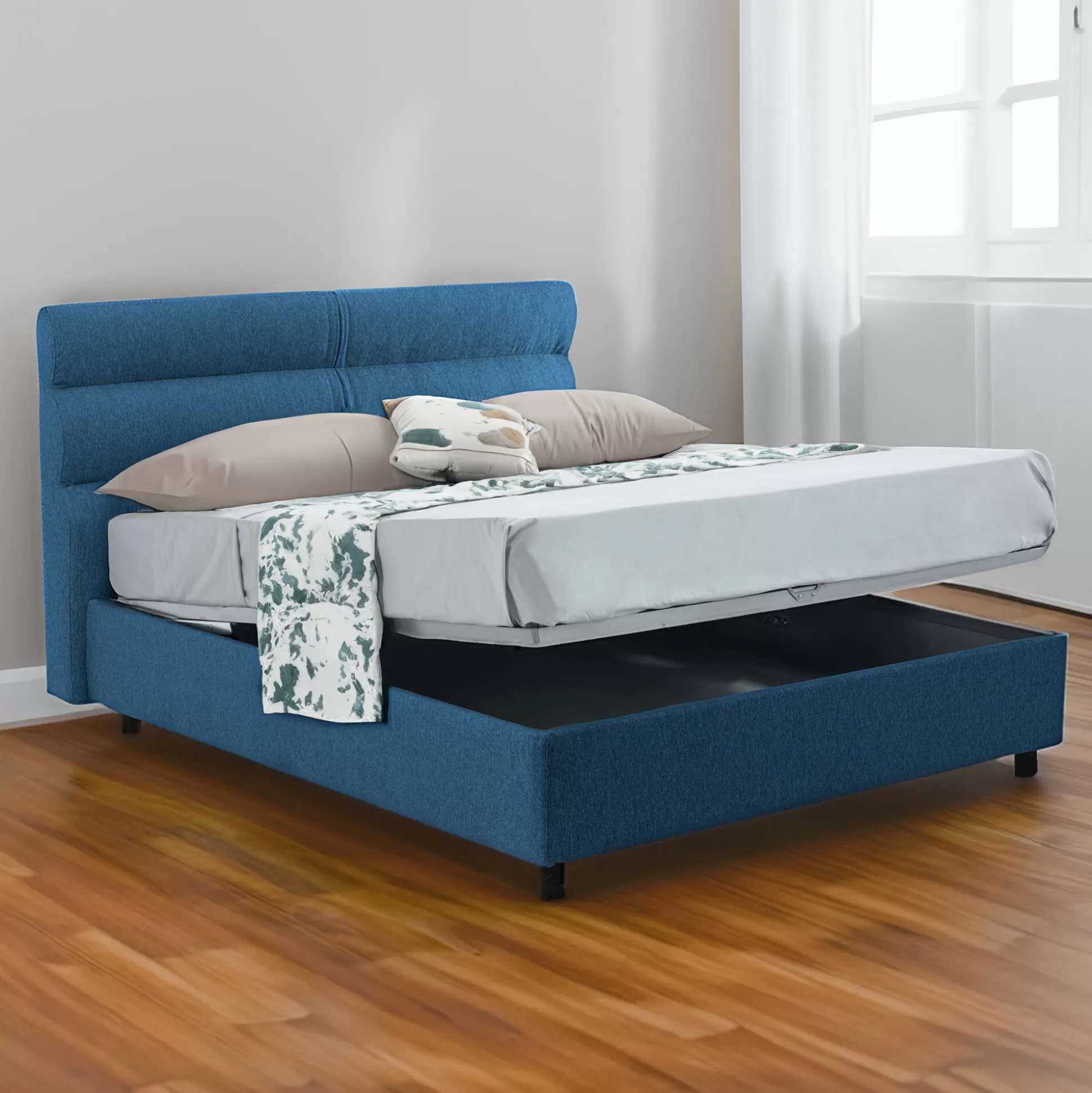 Dmora Letti Piazza E Mezza<Letto piazza e mezza Briona, Adatto a materasso Cm 120x200,