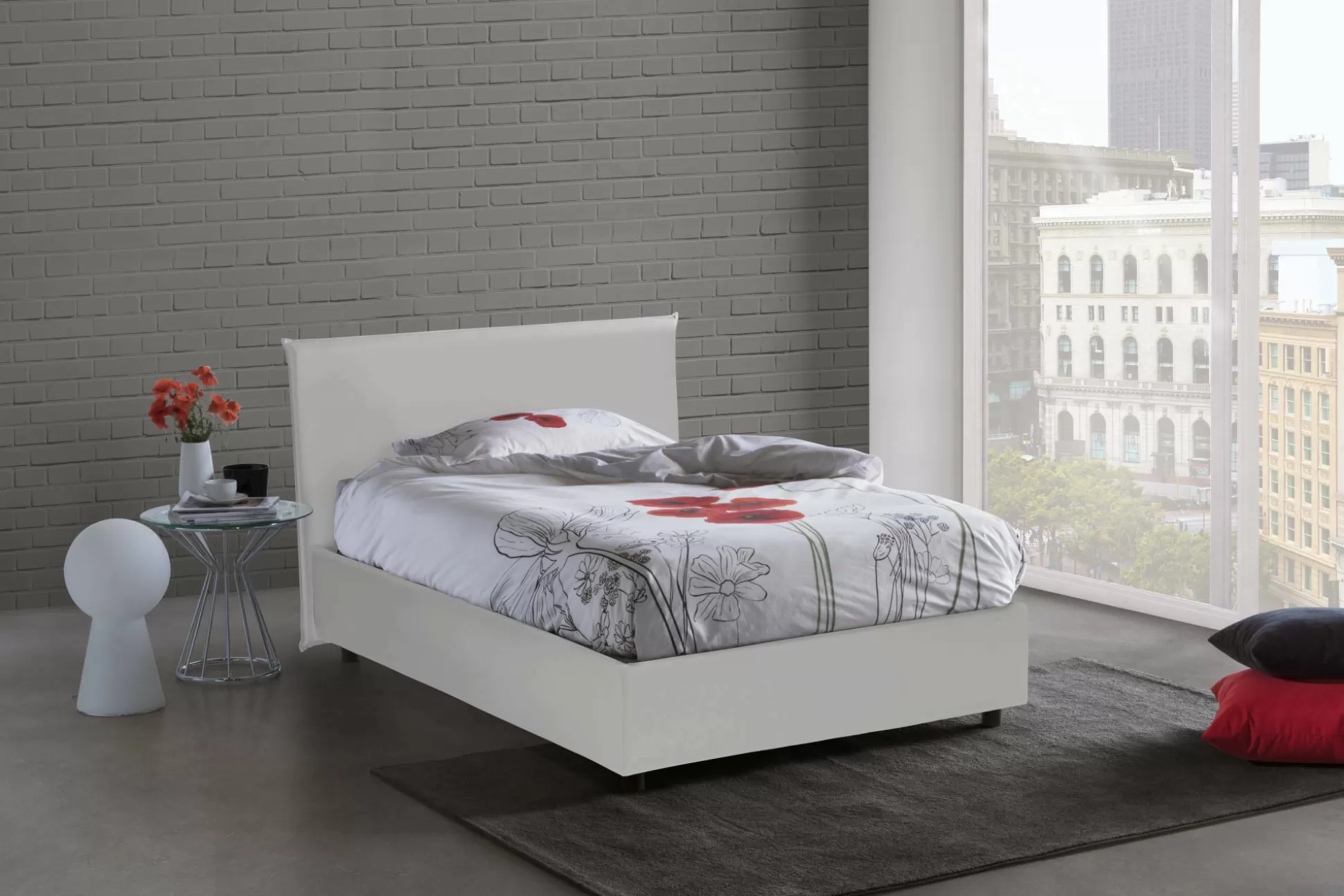 Dmora Letti Piazza E Mezza<Letto piazza e mezza Daced, adatto per materasso Cm 120x190,