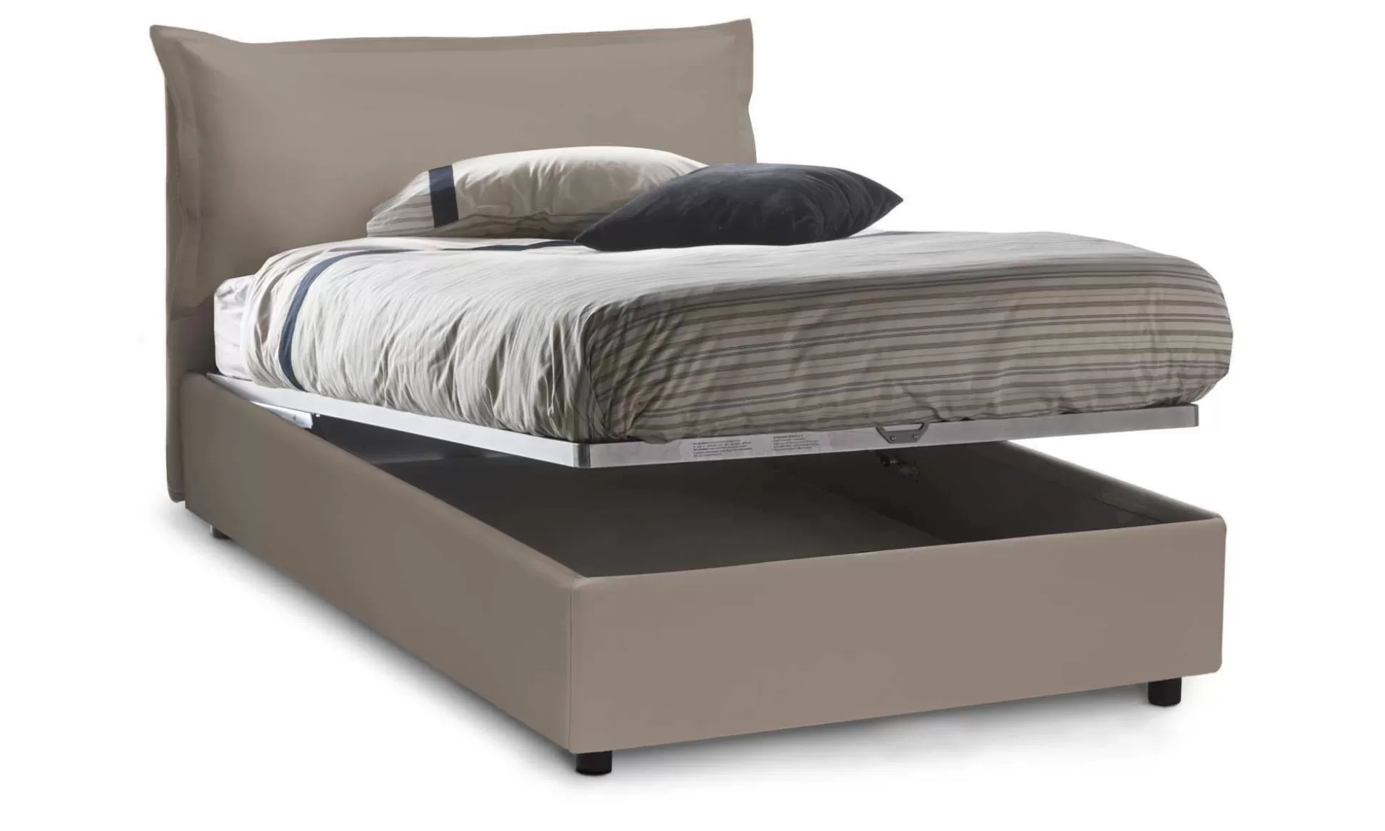 Dmora Letti Piazza E Mezza<Letto piazza e mezza Dlemin, adatto per materasso Cm 120x200,