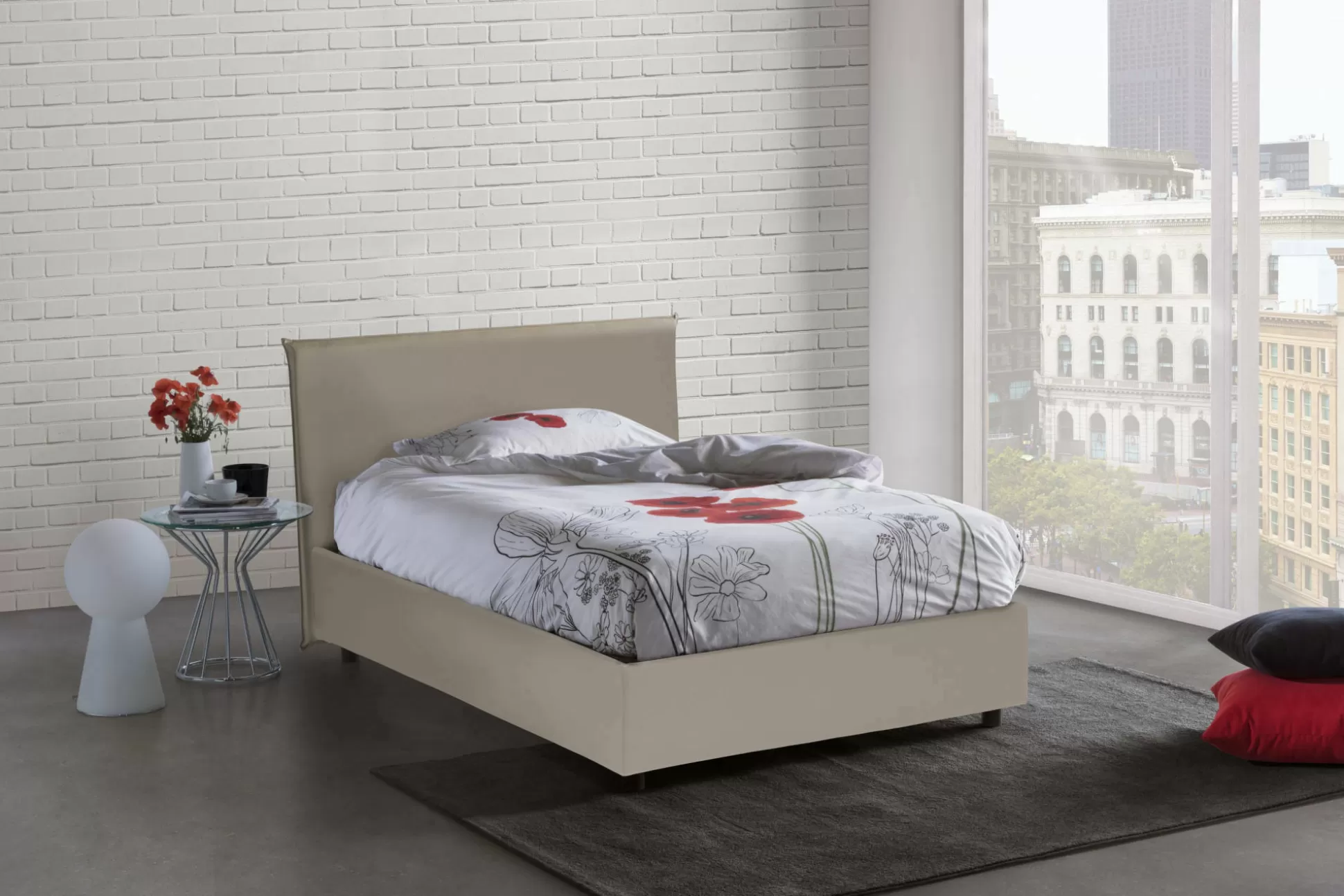 Dmora Letti Piazza E Mezza<Letto piazza e mezza Re, con materasso Cm 120x200 incluso,