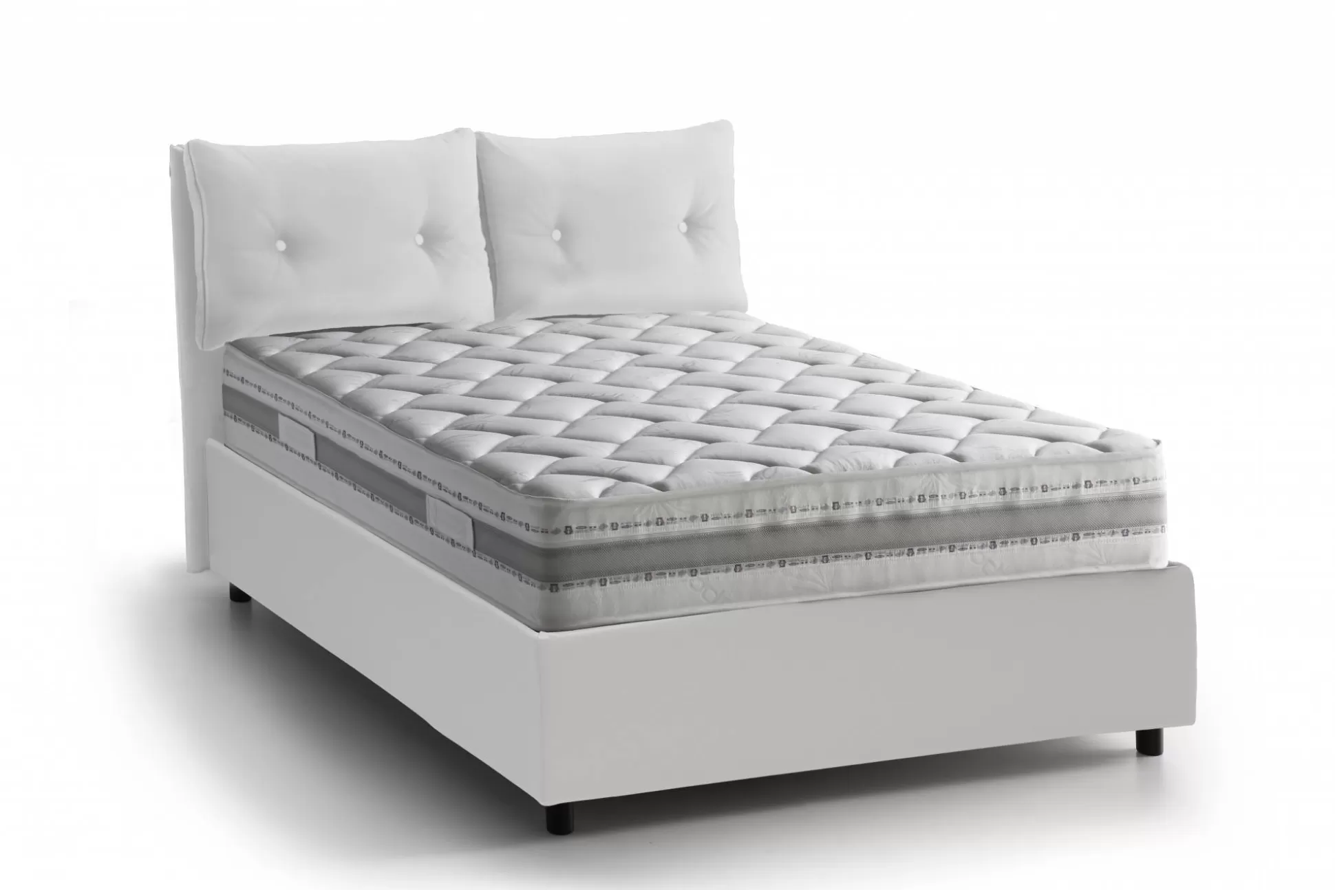 Dmora Letti Piazza E Mezza<Letto piazza e mezza Rubino, adatto per materasso Cm 120x190,