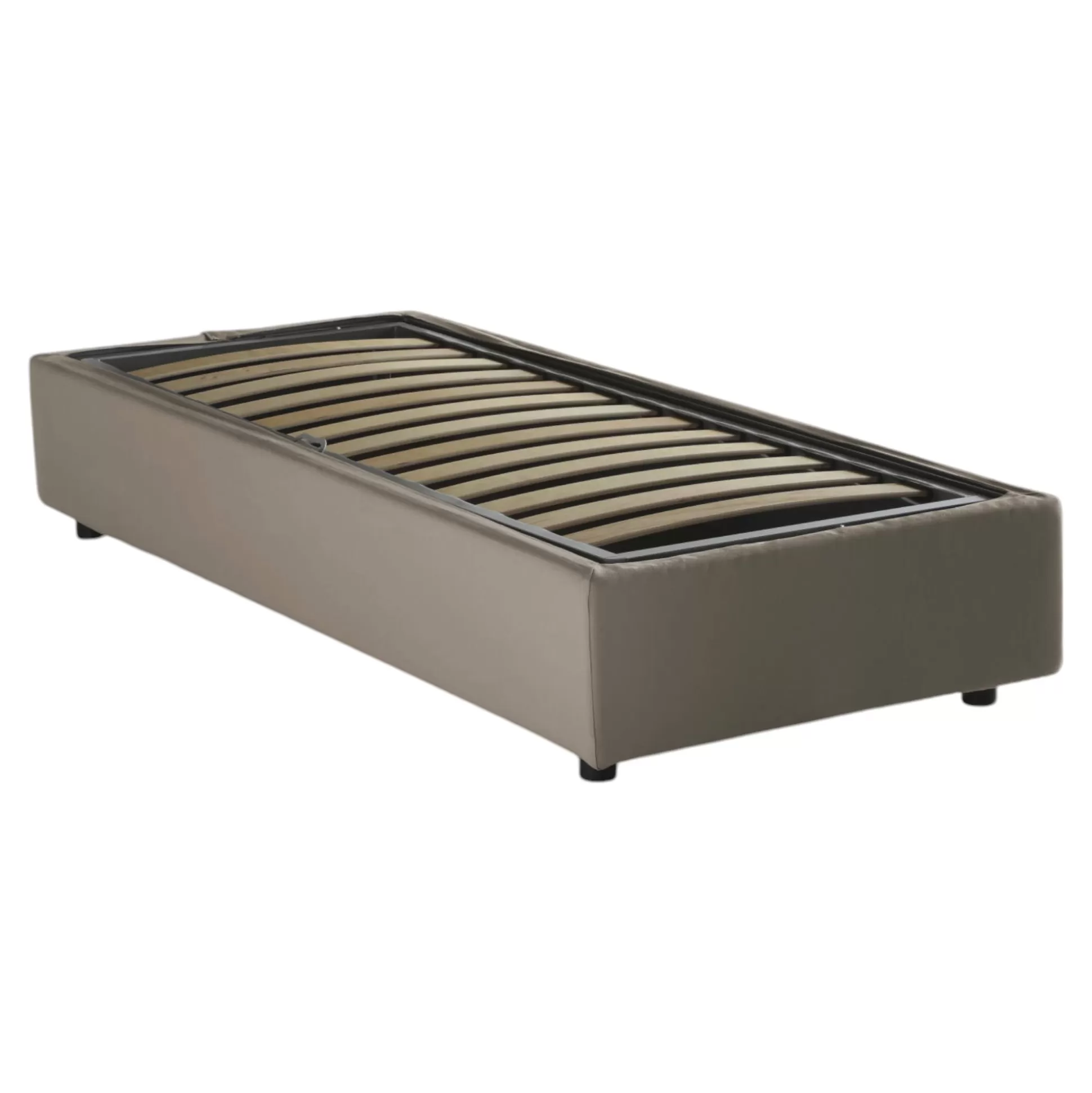 Dmora Letti Singoli<Letto singolo Agenta, con materasso Cm 80x190 incluso,