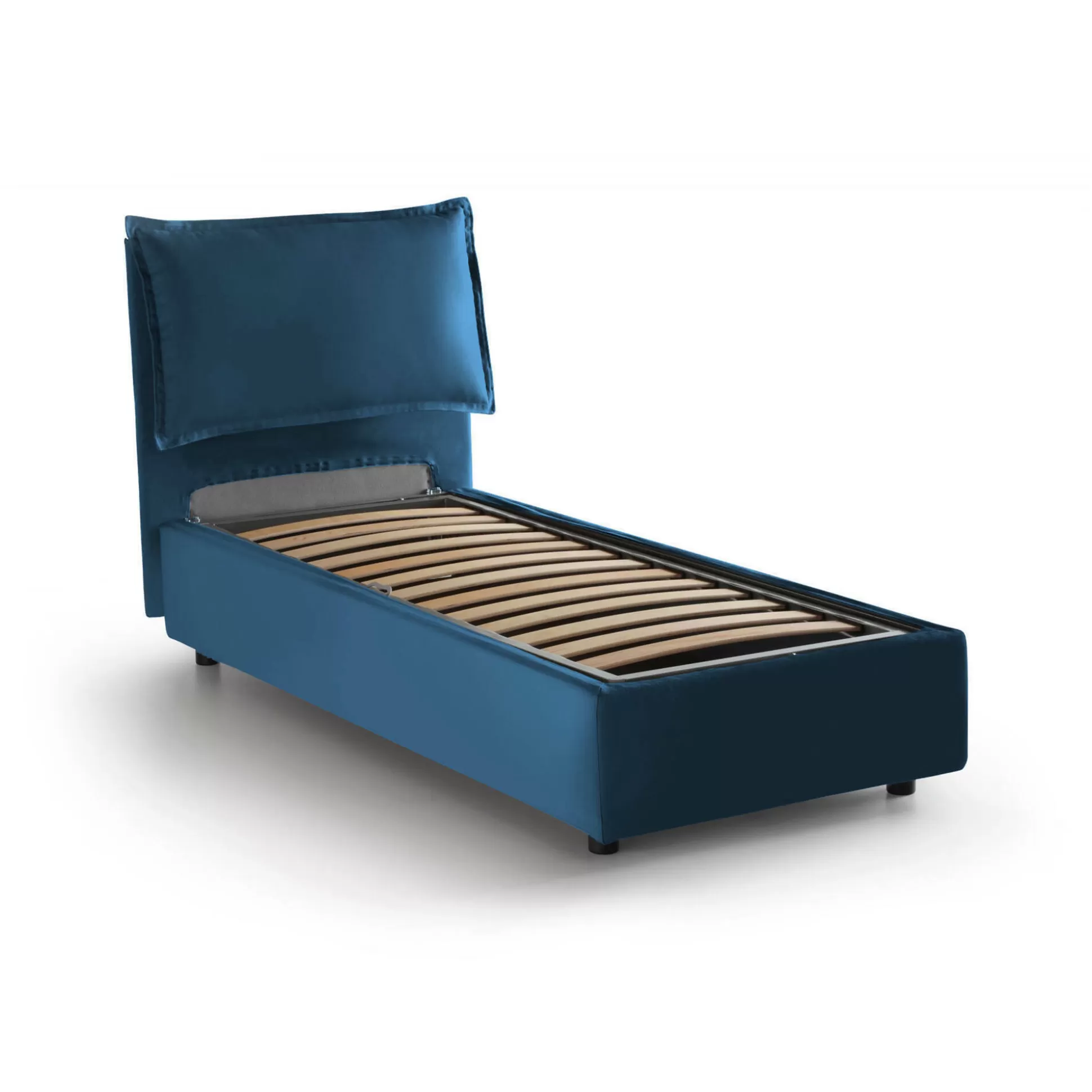 Dmora Letti Singoli<Letto singolo Aigor, adatto per materasso Cm 90x190,