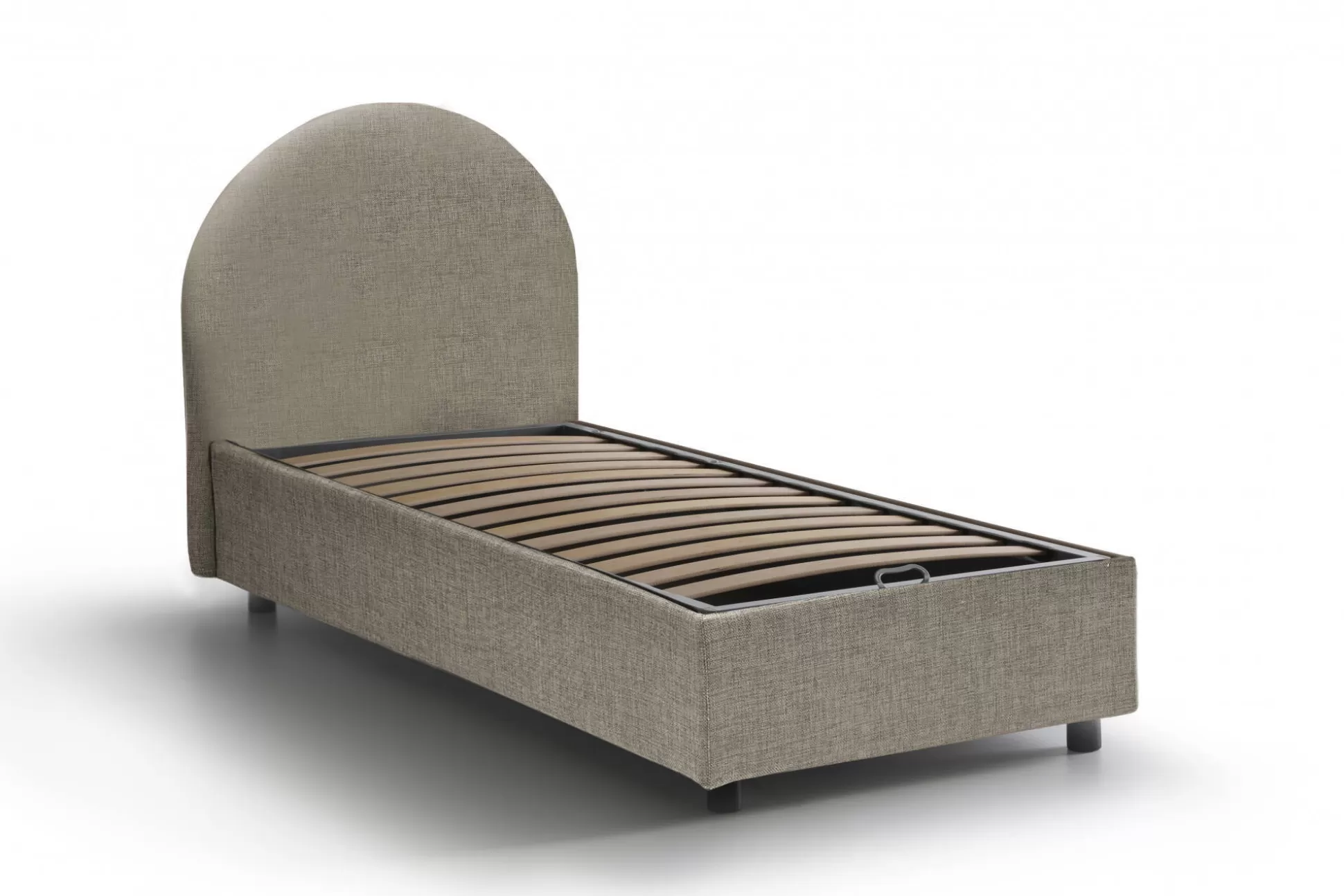 Dmora Letti Singoli<Letto singolo Amantea, adatto per materasso Cm 80x190,