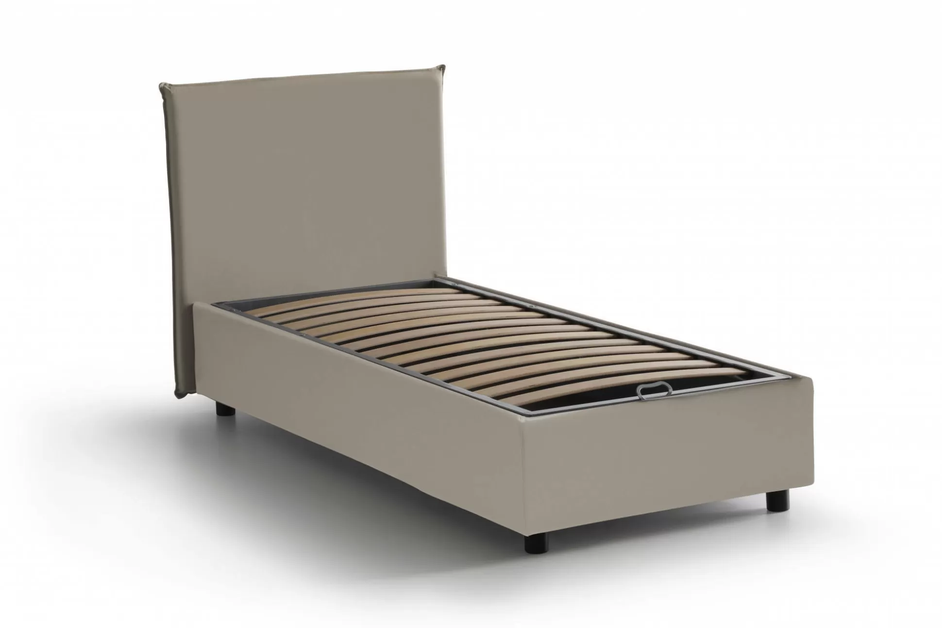 Dmora Letti Singoli<Letto singolo Asio, adatto per materasso Cm 80x190,