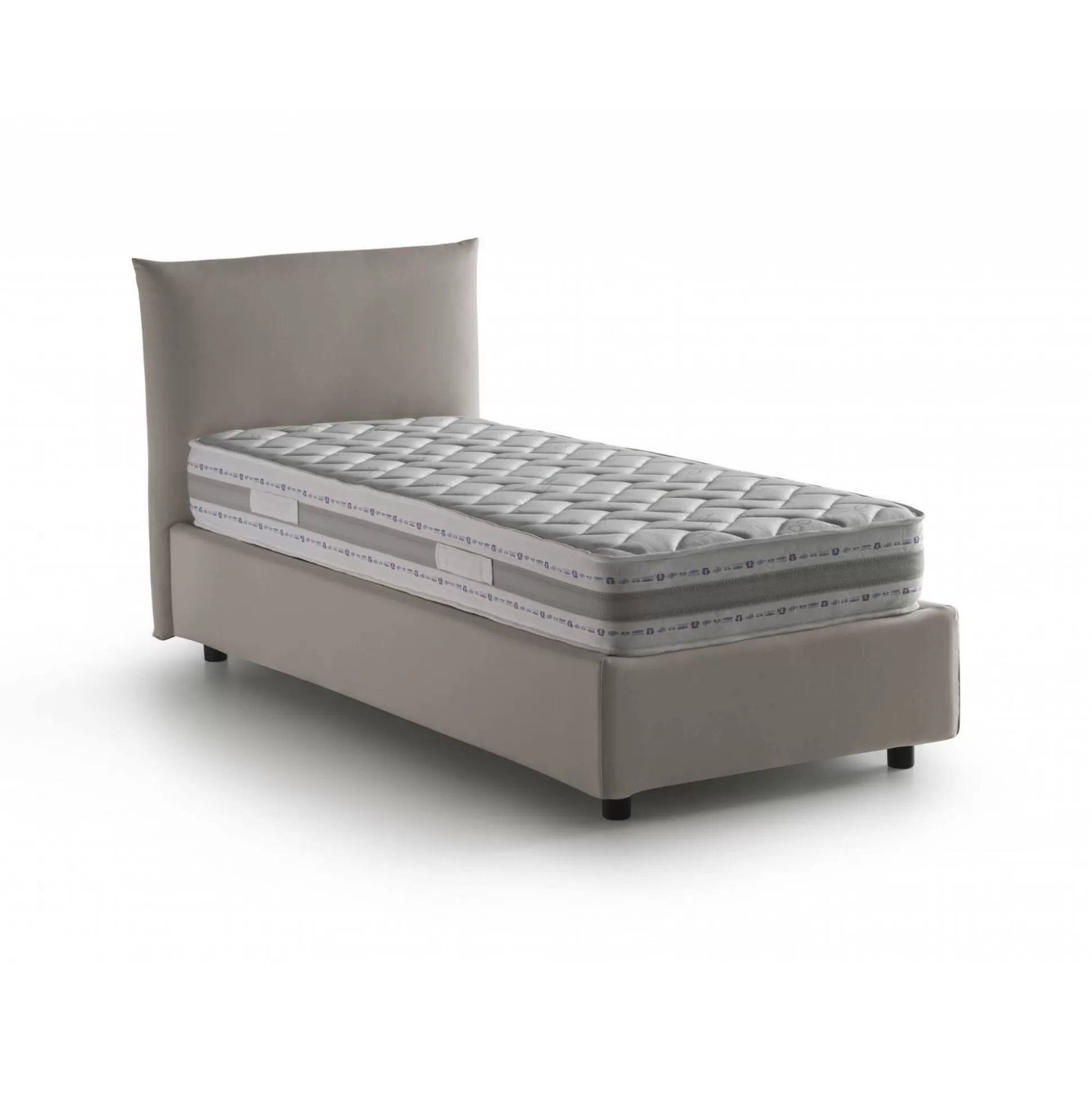 Dmora Letti Singoli<Letto singolo Astianatte, con materasso Cm 80x190 incluso,