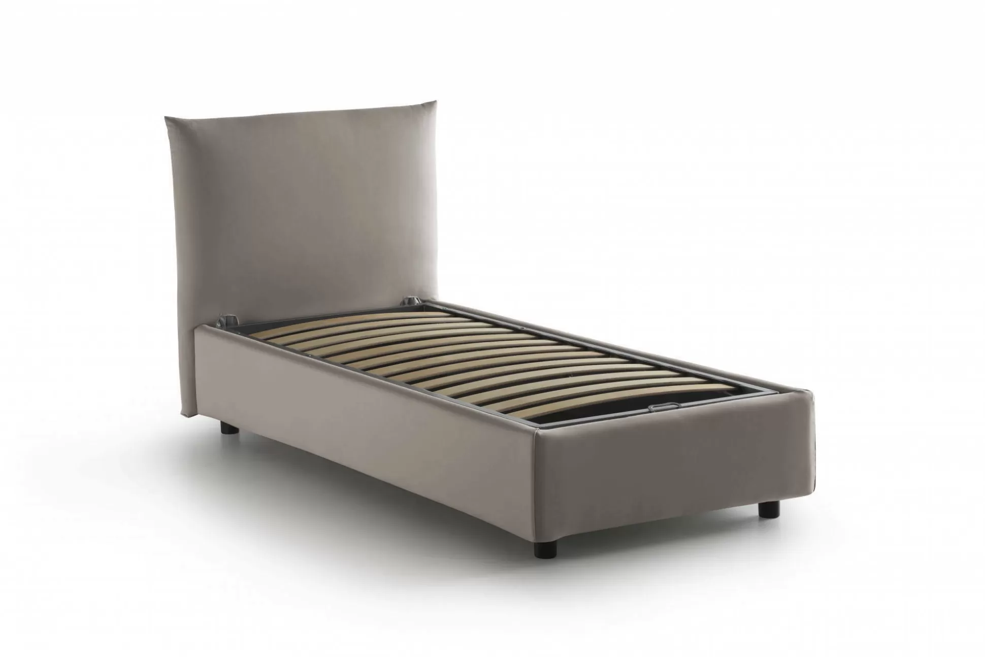 Dmora Letti Singoli<Letto singolo Astianatte, con materasso Cm 80x190 incluso,