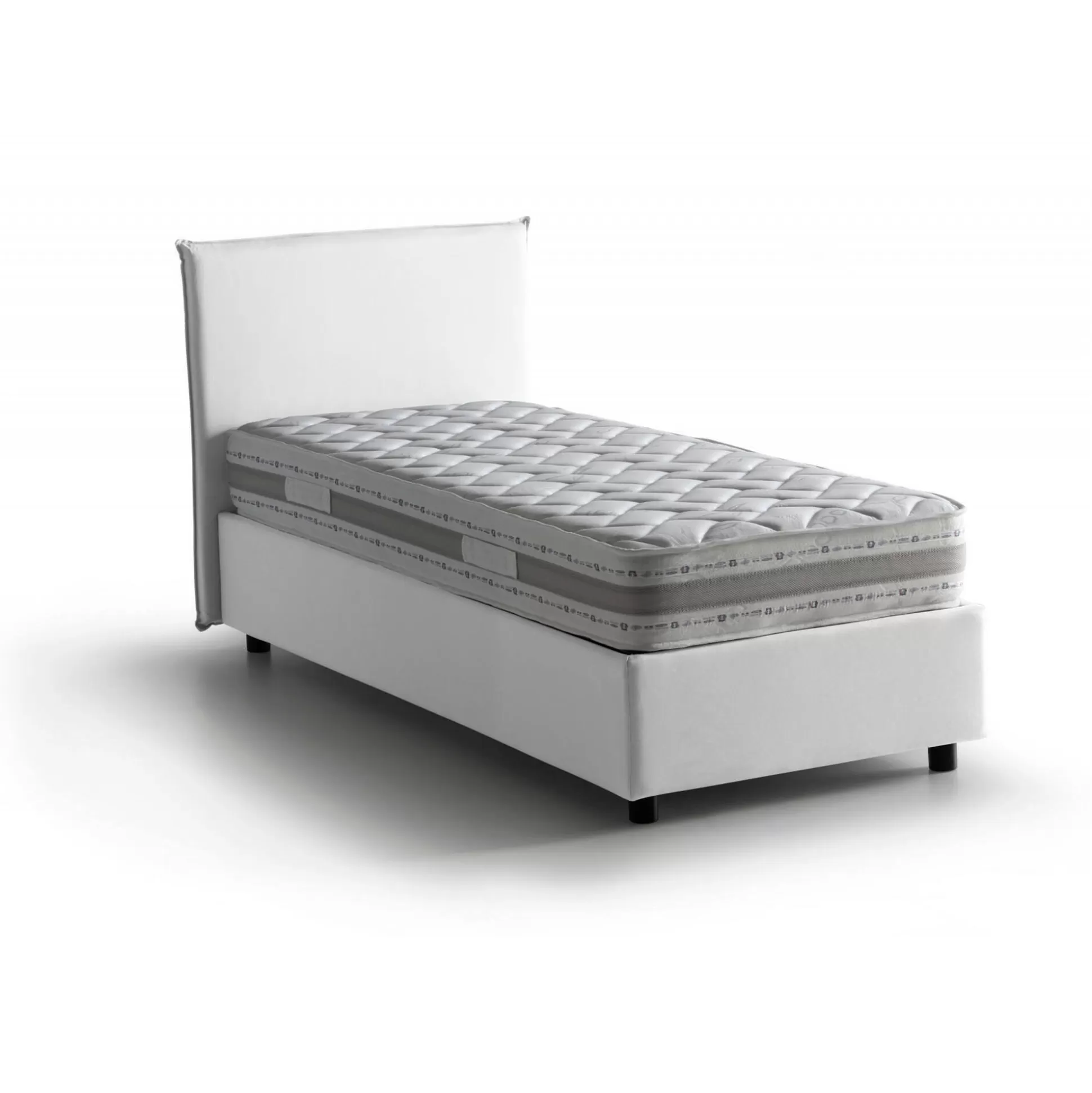 Dmora Letti Singoli<Letto singolo Astor, con materasso Cm 80x190 incluso,