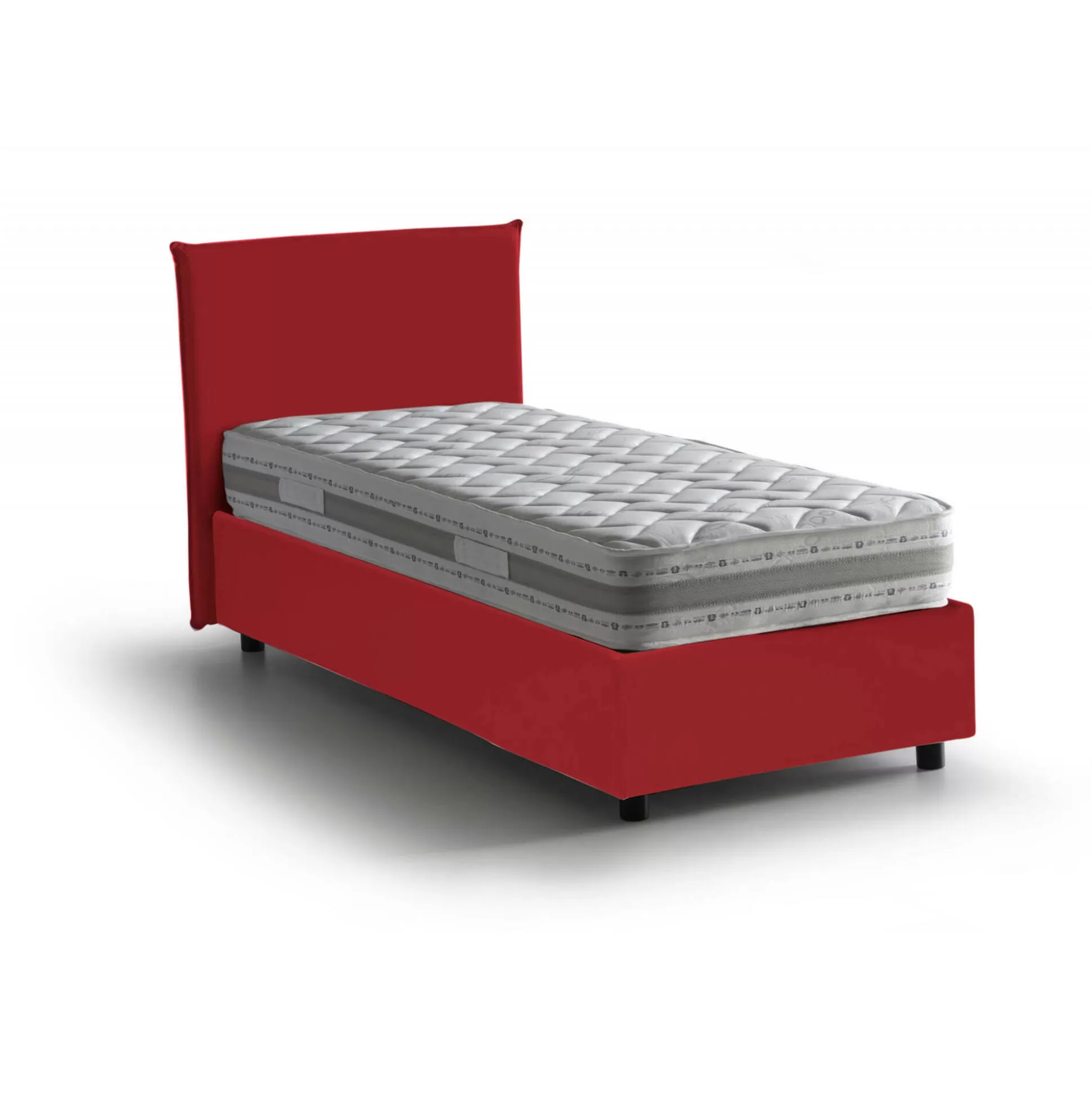 Dmora Letti Singoli<Letto singolo Astor, con materasso Cm 80x190 incluso,
