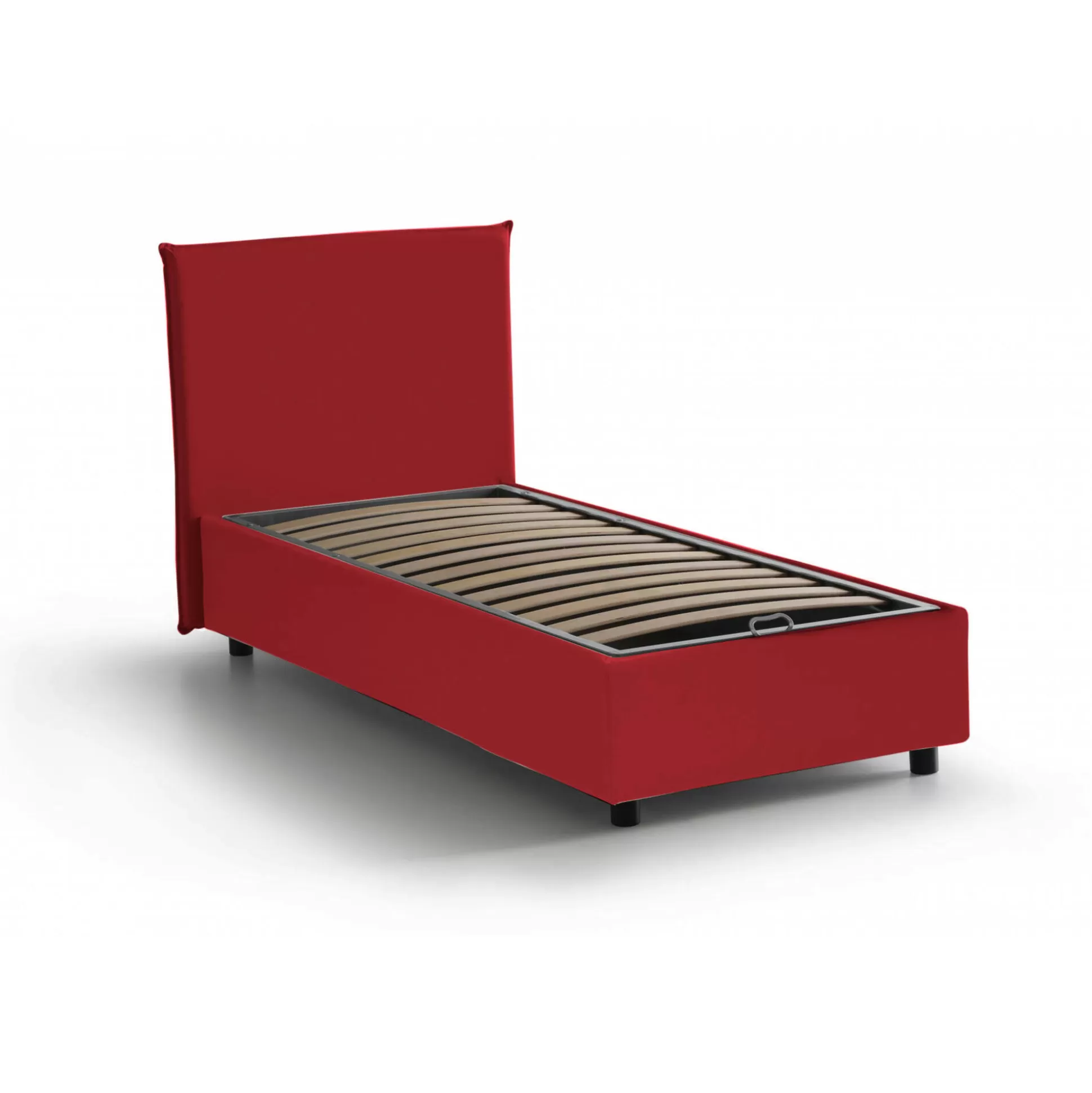 Dmora Letti Singoli<Letto singolo Astor, con materasso Cm 80x190 incluso,