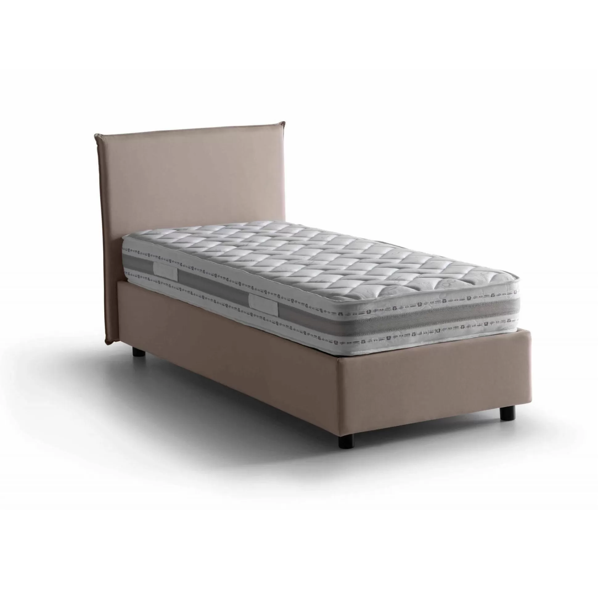 Dmora Letti Singoli<Letto singolo Astor, con materasso Cm 80x190 incluso,