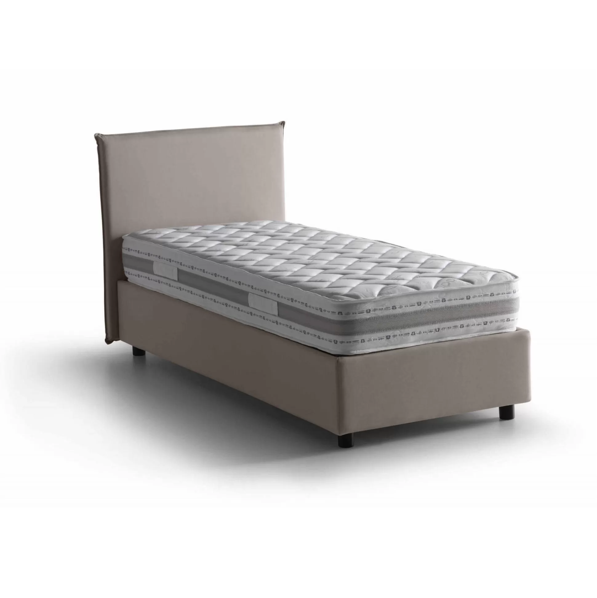 Dmora Letti Singoli<Letto singolo Boudicca, con materasso Cm 80x200 incluso,