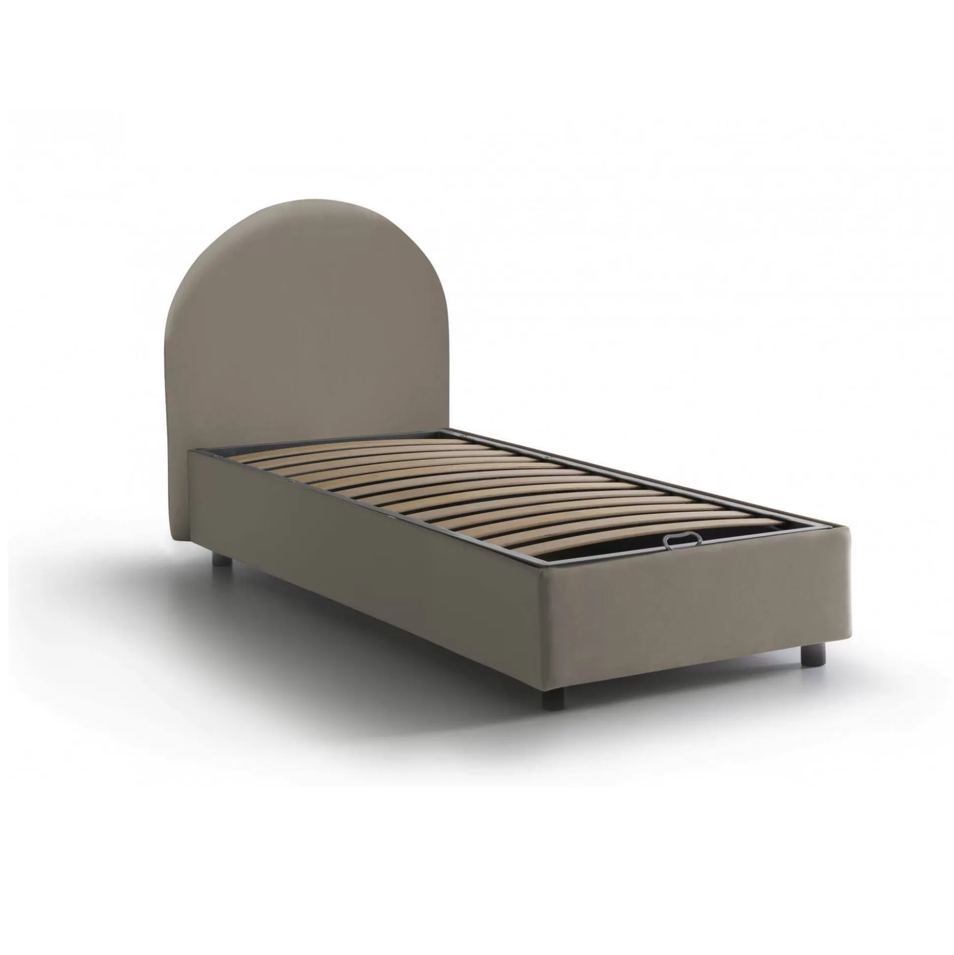 Dmora Letti Singoli<Letto singolo Fedra, adatto per materasso Cm 80x190,