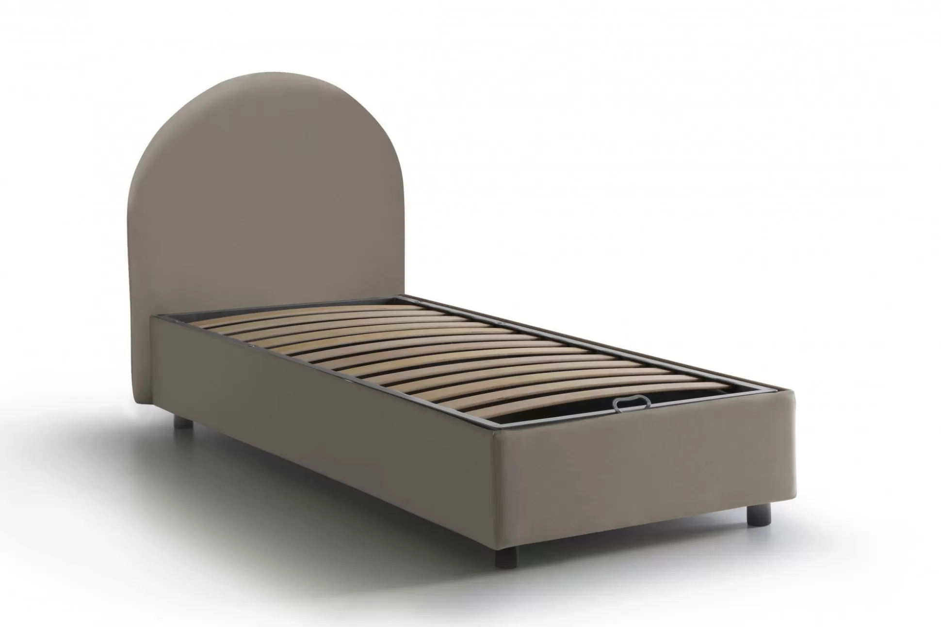 Dmora Letti Singoli<Letto singolo Fedra, adatto per materasso Cm 80x190,