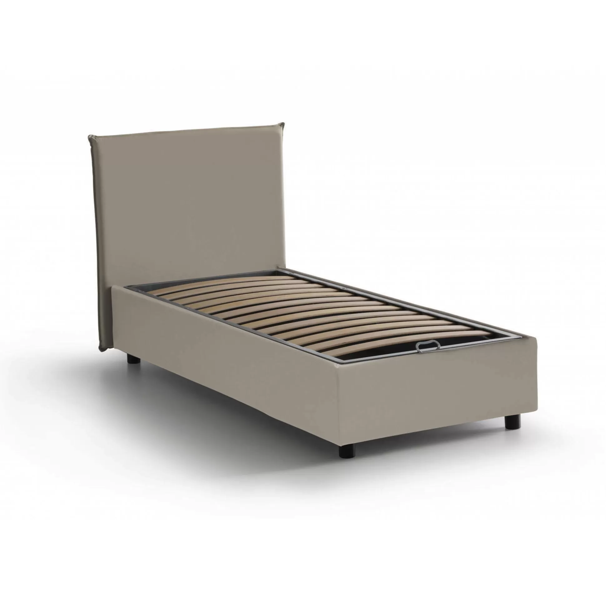 Dmora Letti Singoli<Letto singolo Grecale, adatto per materasso Cm 80x190,