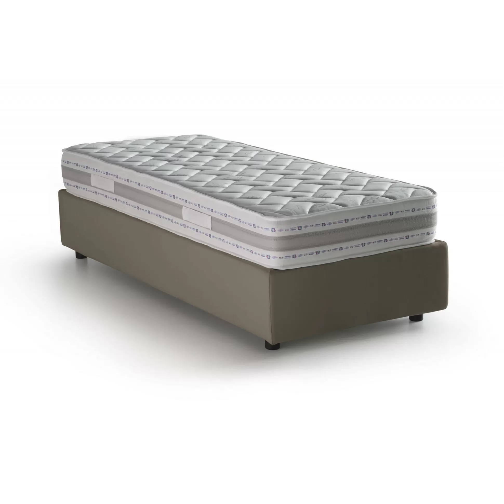 Dmora Letti Singoli<Letto singolo Richilde, con materasso Cm 90x200 incluso,
