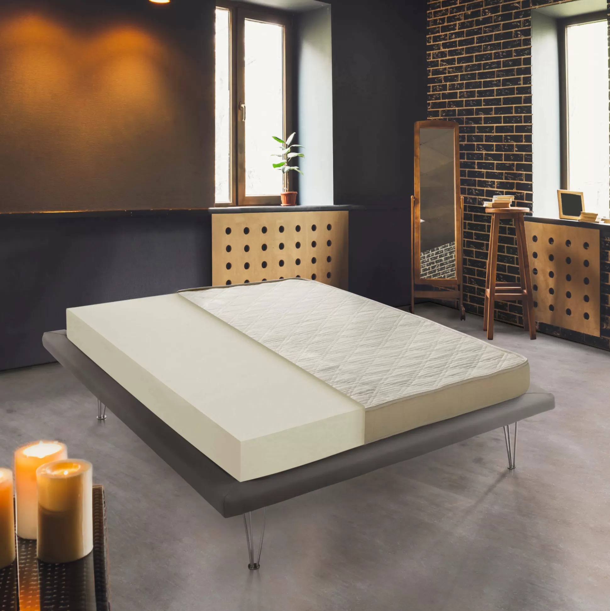 Dmora Materassi Piazza E Mezza<Materasso piazza e mezza Any, Anti acaro e Anallergico, Cm 120x190h14
