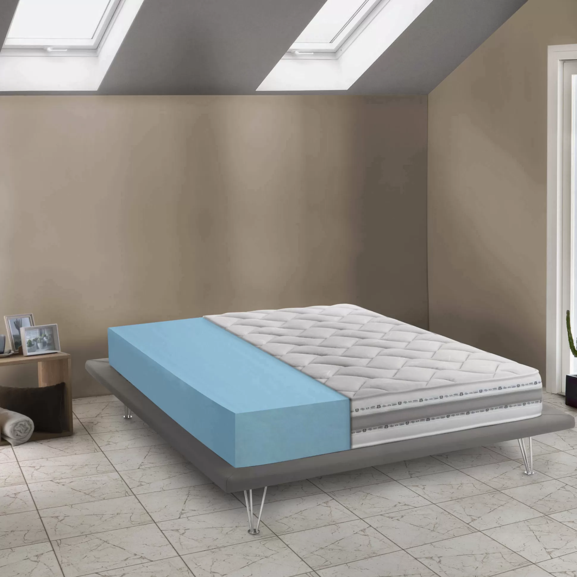 Dmora Materassi Piazza E Mezza<Materasso piazza e mezza Avanti, Anti acaro e Anallergico, Cm 120x200h21