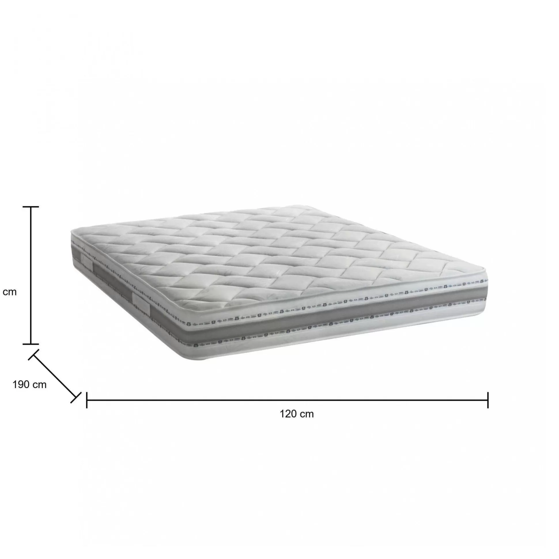 Dmora Materassi Piazza E Mezza<Materasso piazza e mezza Avanti, Anti acaro e Anallergico, Cm 120x190h21