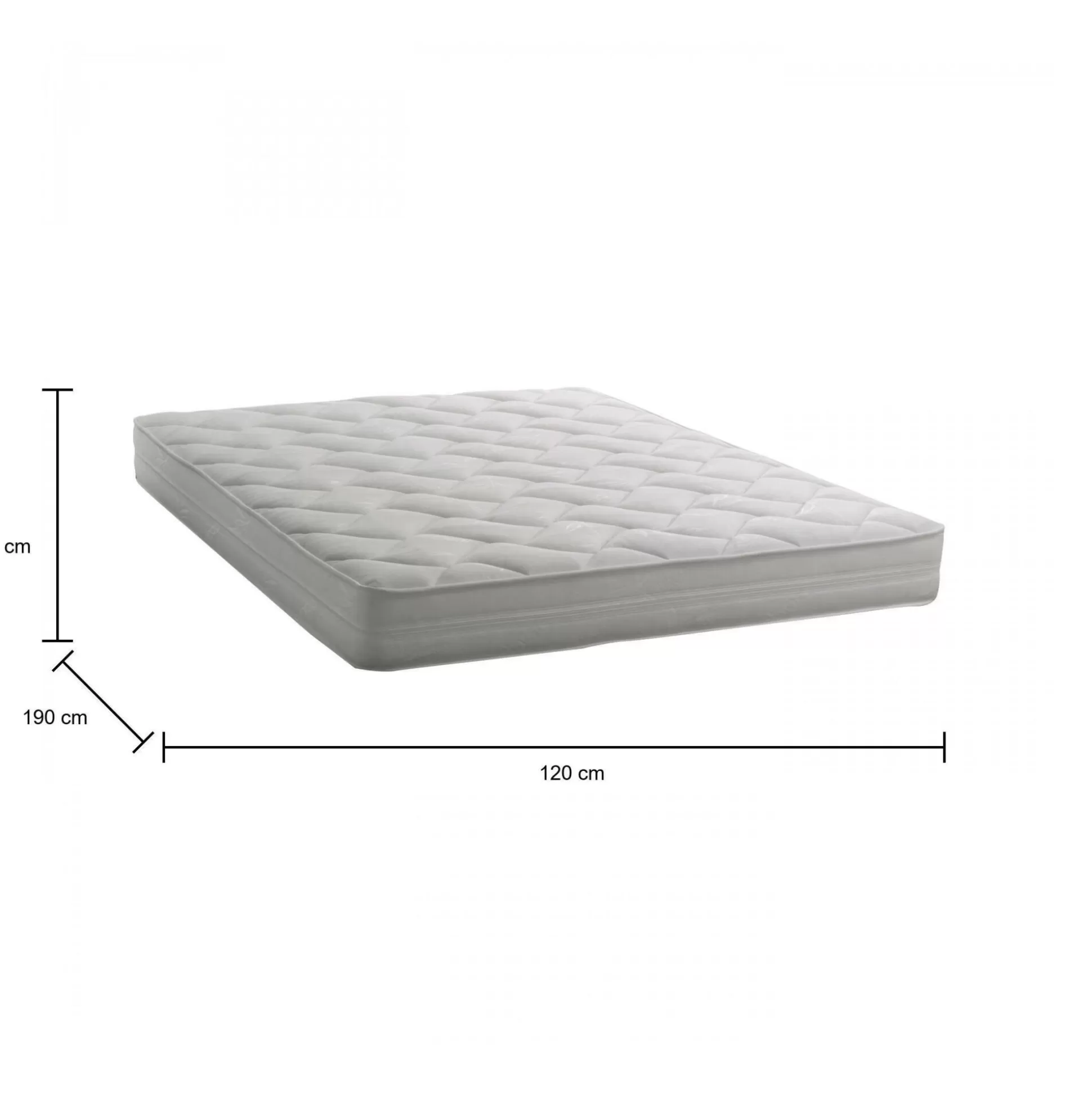 Dmora Materassi Piazza E Mezza<Materasso piazza e mezza Cauro, Anti acaro e Anallergico, Cm 120x190h19