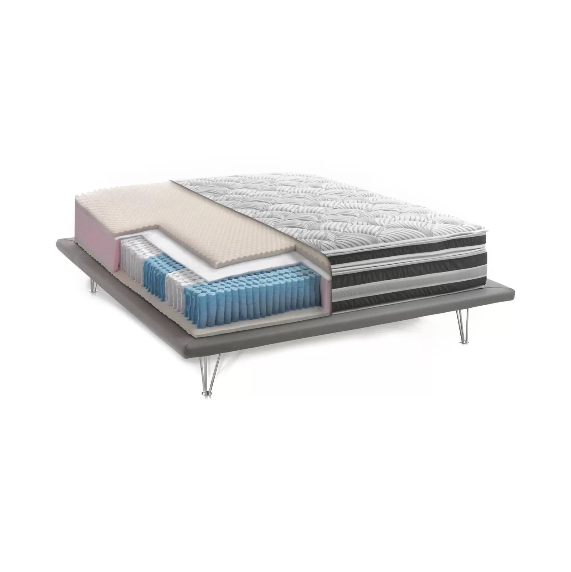 Dmora Materassi Piazza E Mezza<Materasso piazza e mezza Dciofan, Anti acaro e Anallergico, Cm 120x190h32