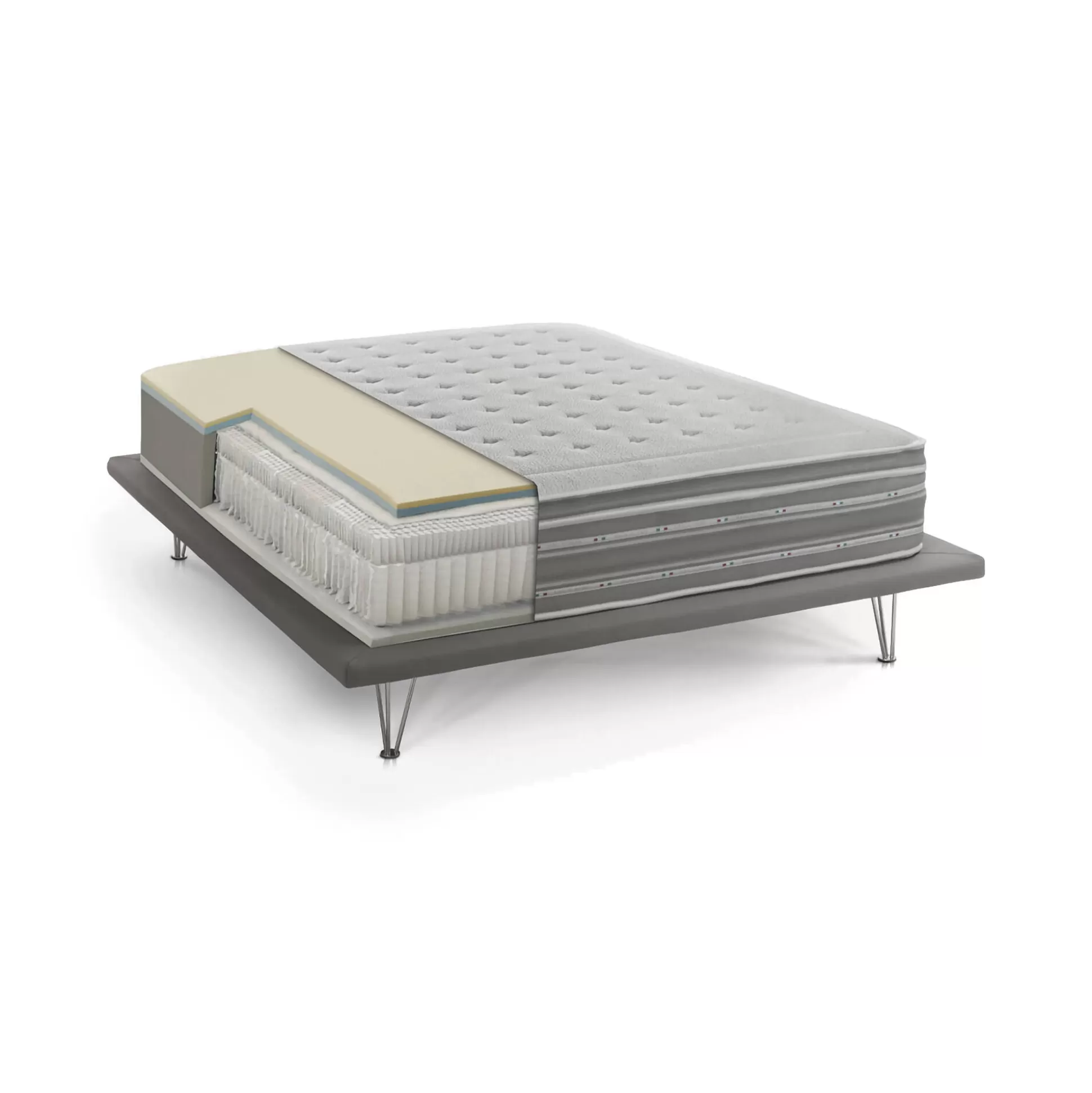 Dmora Materassi Piazza E Mezza<Materasso piazza e mezza Dgiudic, Anti acaro e Anallergico, Cm 120x190h37