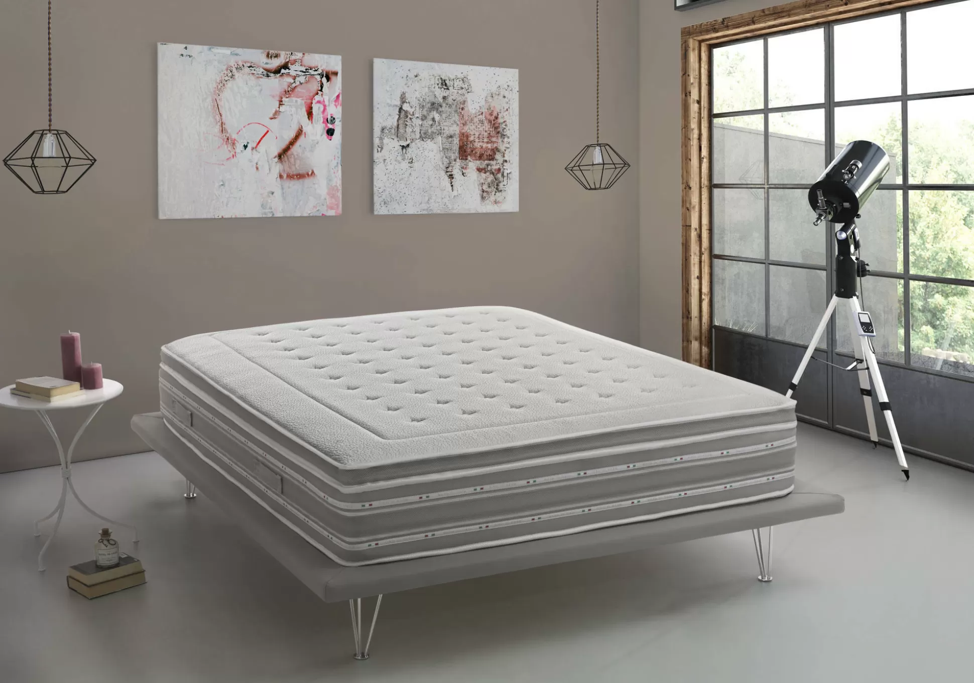 Dmora Materassi Piazza E Mezza<Materasso piazza e mezza Dgiudic, Anti acaro e Anallergico, Cm 120x190h37