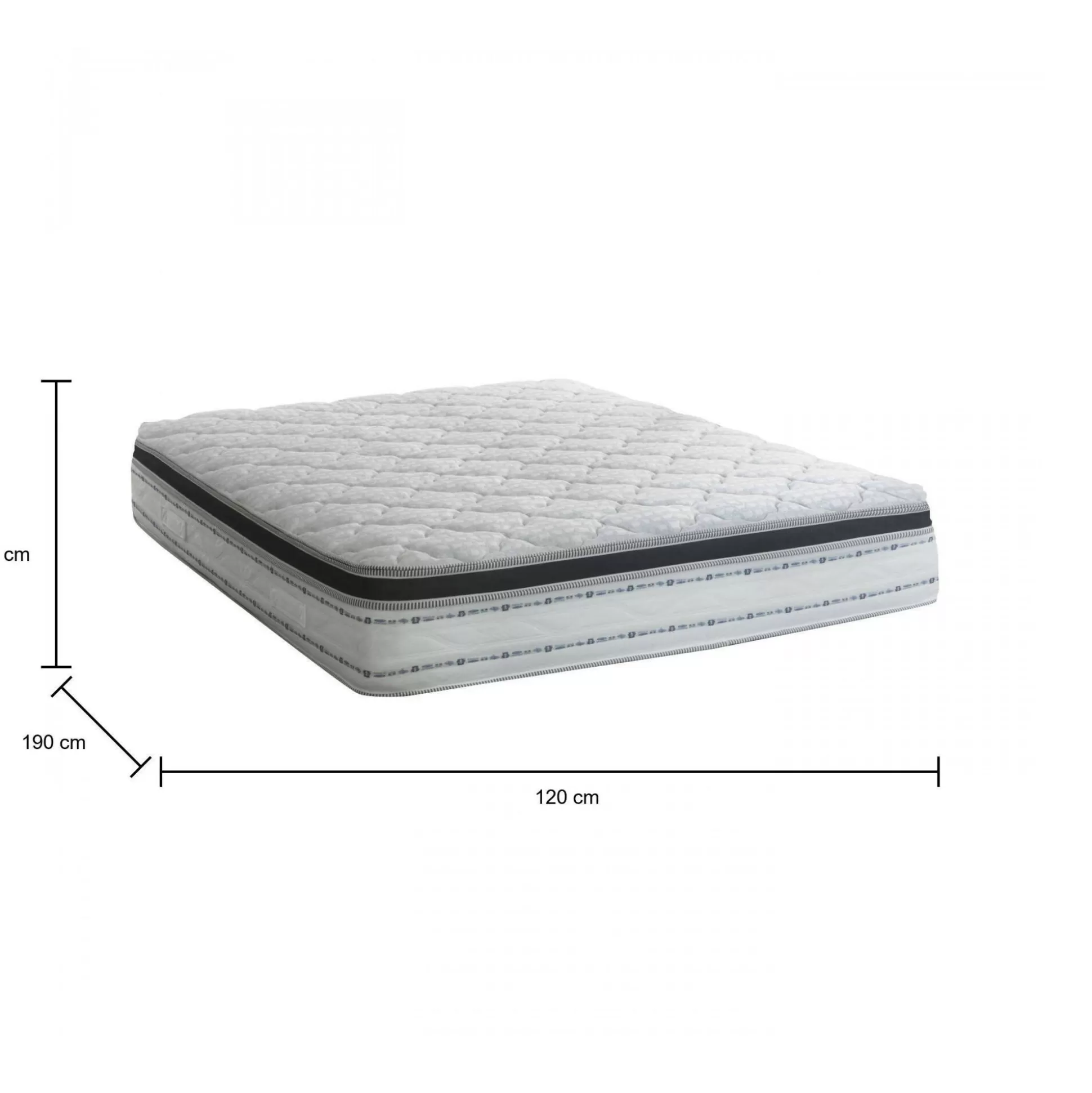 Dmora Materassi Piazza E Mezza<Materasso piazza e mezza Lilia, Anti acaro e Anallergico, Cm 120x190h27