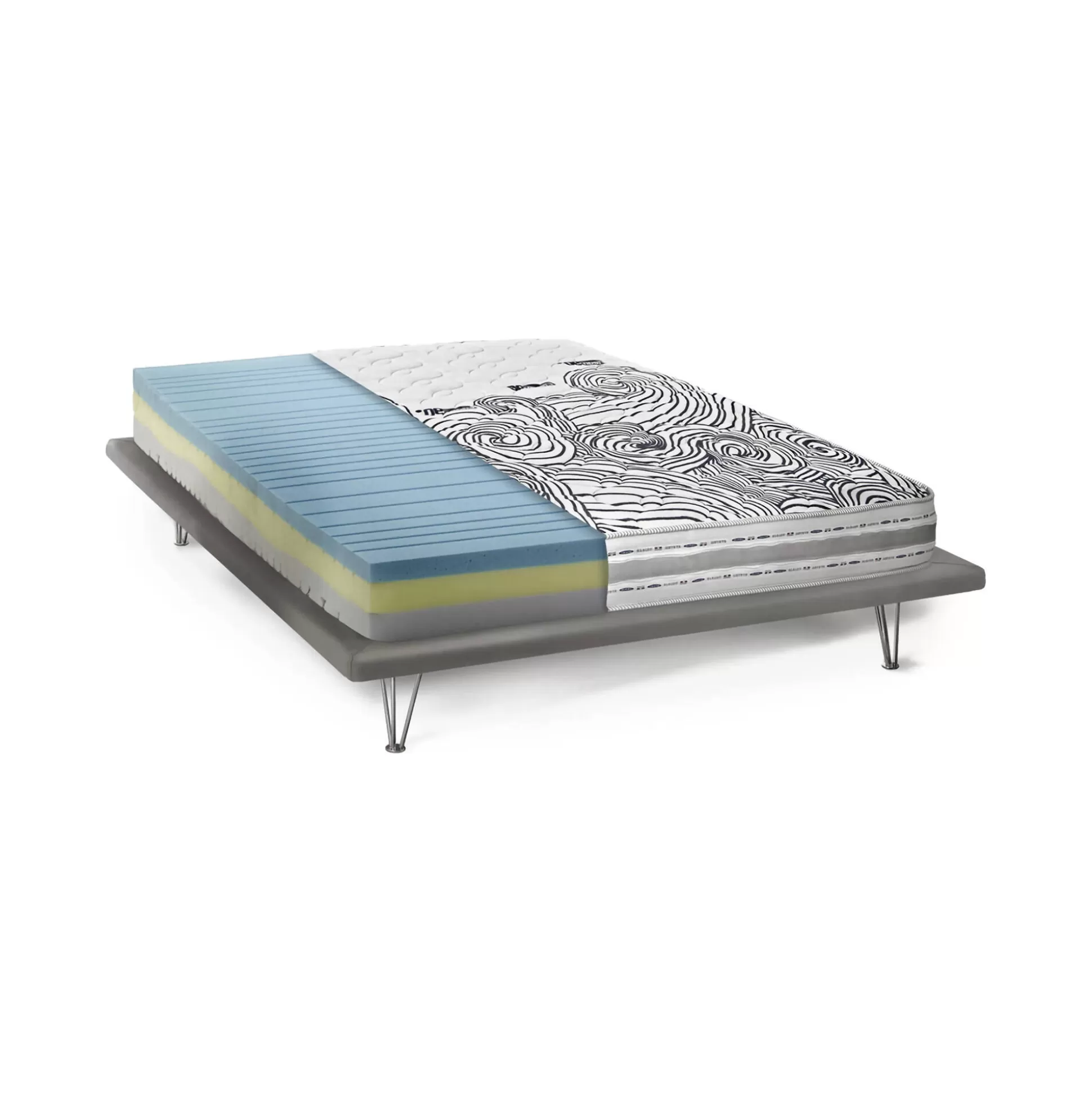 Dmora Materassi Piazza E Mezza<Materasso piazza e mezza Malika, Anti acaro e Anallergico, Cm 120x190h22