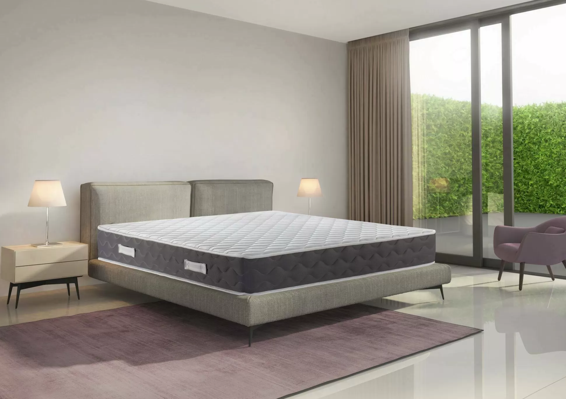 Dmora Materassi Piazza E Mezza<Materasso piazza e mezza Sidney, 100% Made in Italy, 120x200xh28 cm