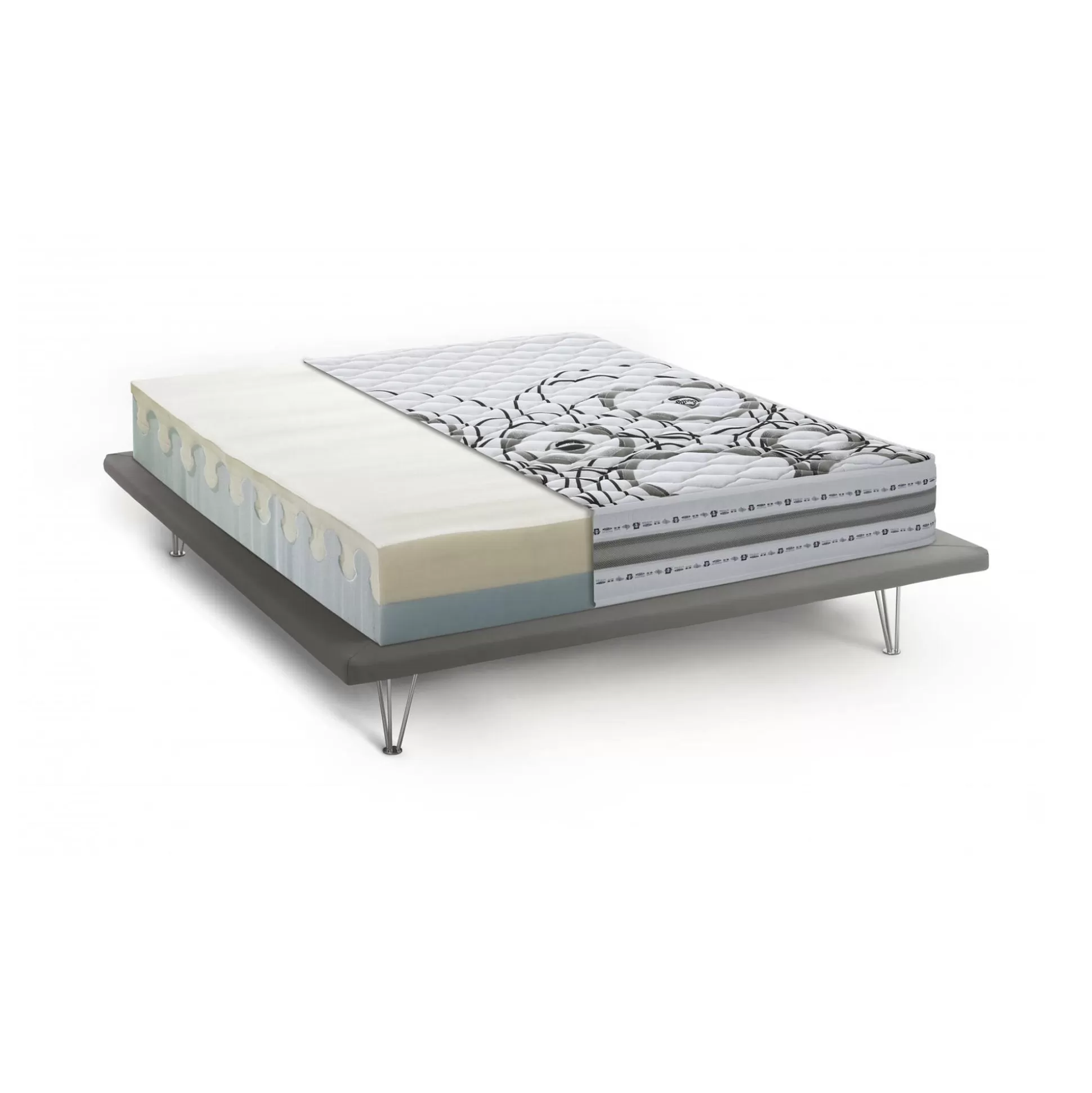 Dmora Materassi Piazza E Mezza<Materasso piazza e mezza Wien, Anti acaro e Anallergico, Cm 120x190h 22