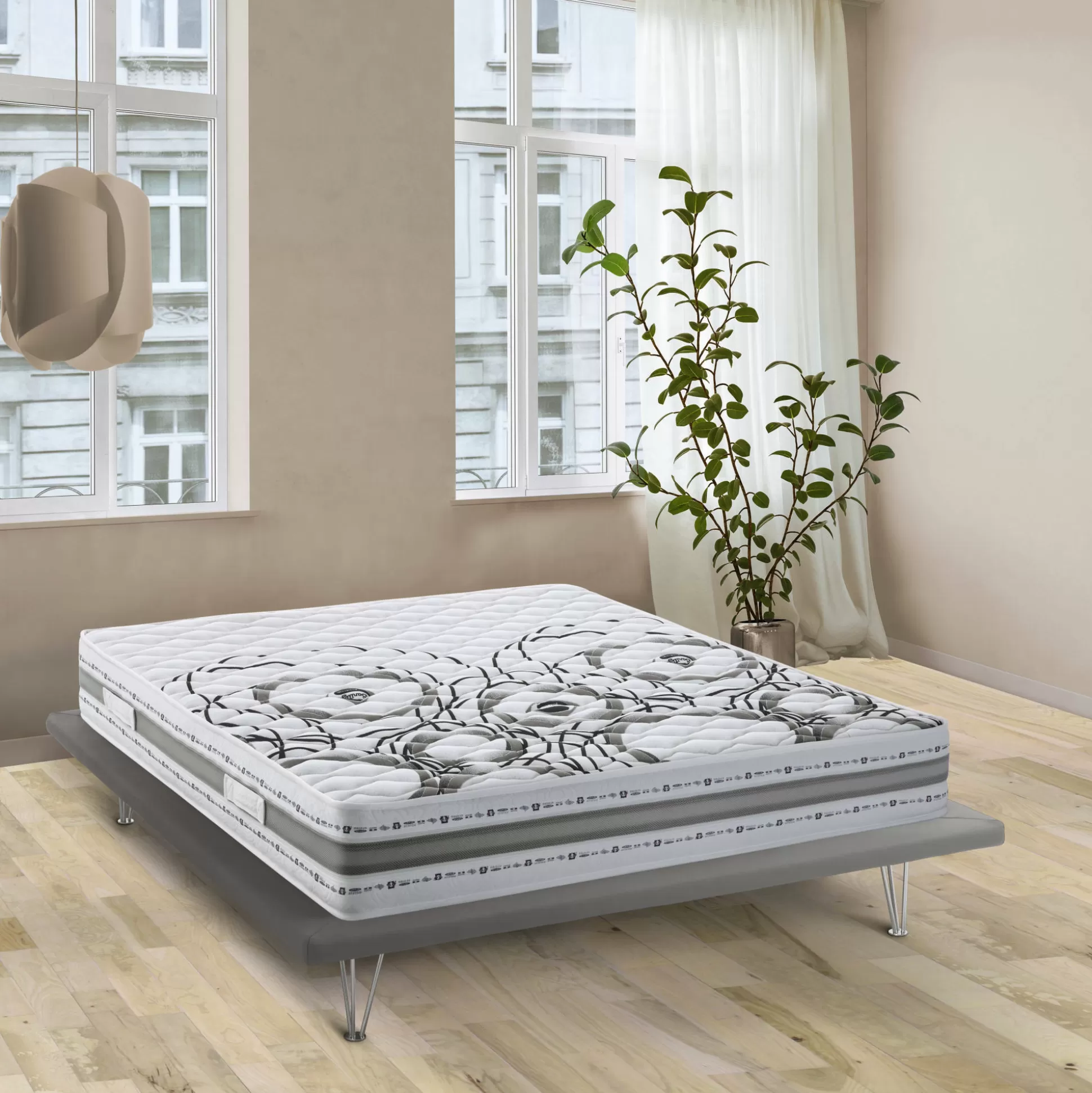Dmora Materassi Piazza E Mezza<Materasso piazza e mezza Wien, Anti acaro e Anallergico, Cm 120x190h 22