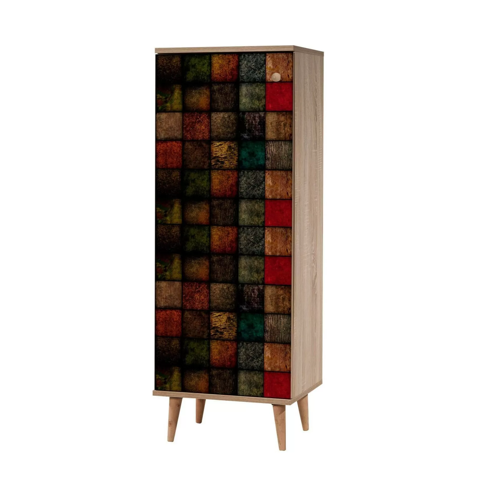 Dmora Mobili Da Ingresso<Mobile da ingresso Podgorica, 50x38h135 cm, Quercia e Antracite