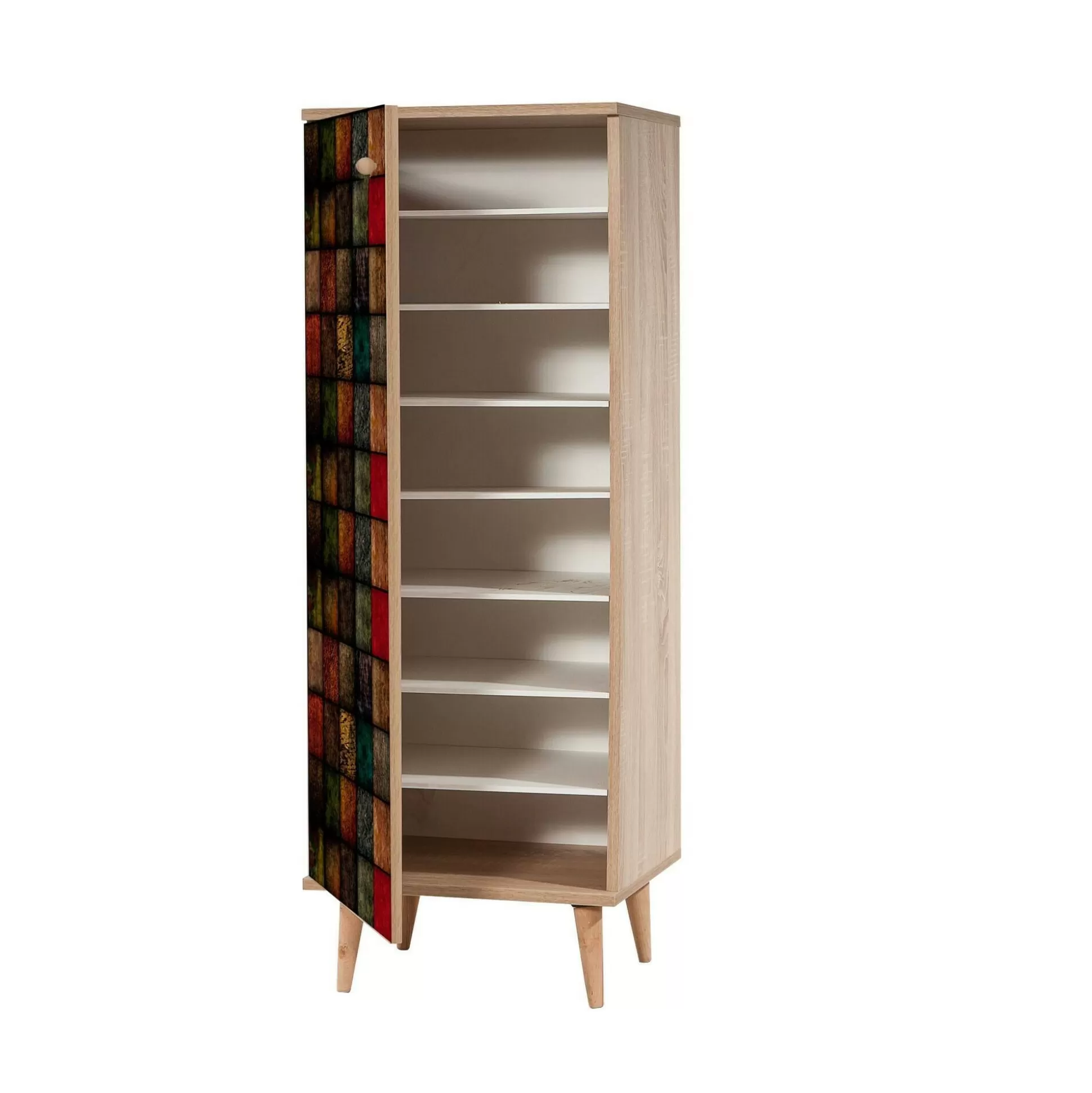 Dmora Mobili Da Ingresso<Mobile da ingresso Podgorica, 50x38h135 cm, Quercia e Antracite