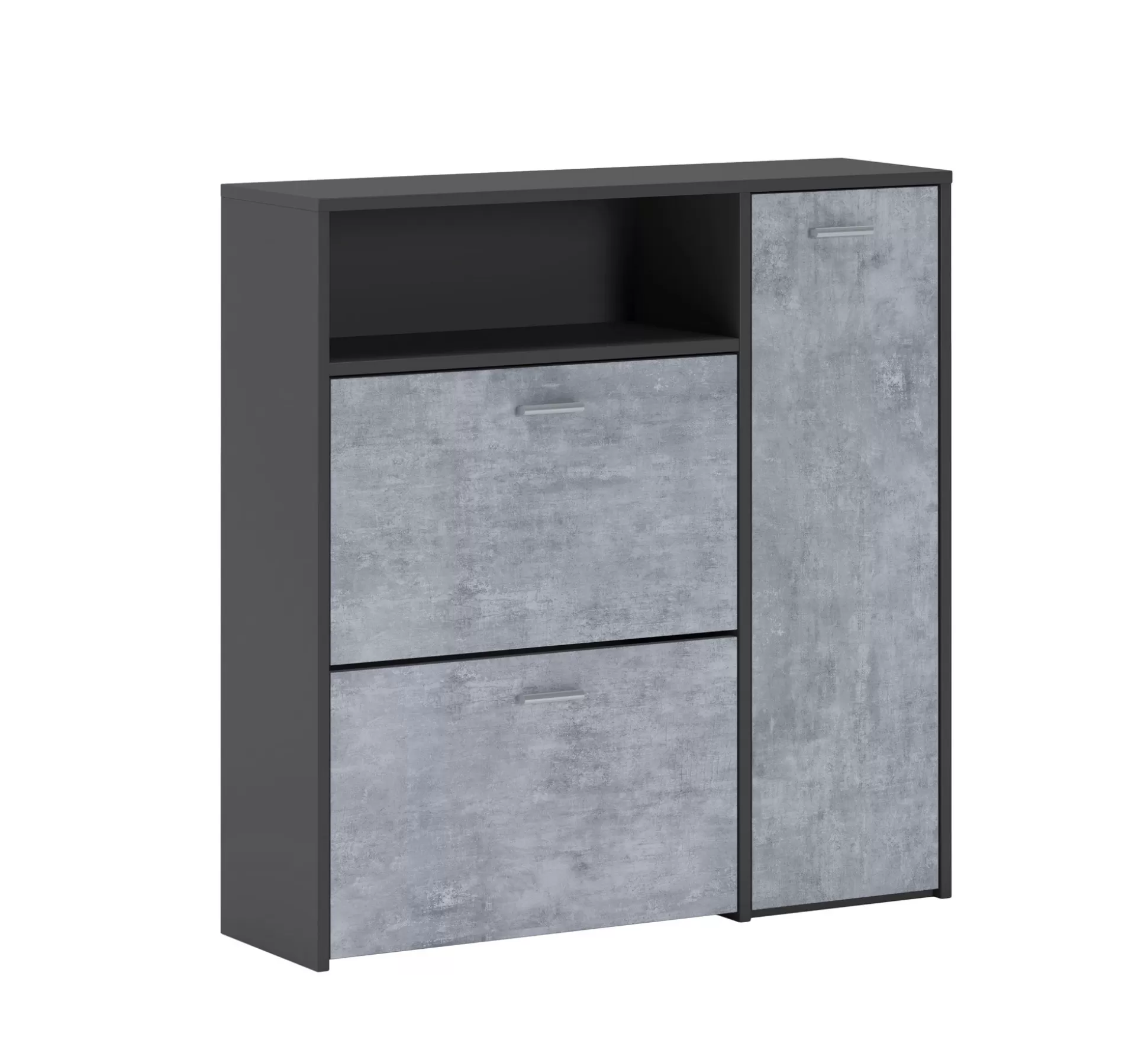 Dmora Mobili Da Ingresso<Mobile da ingresso Scultore, 92x27h94 cm, Antracite e Cemento