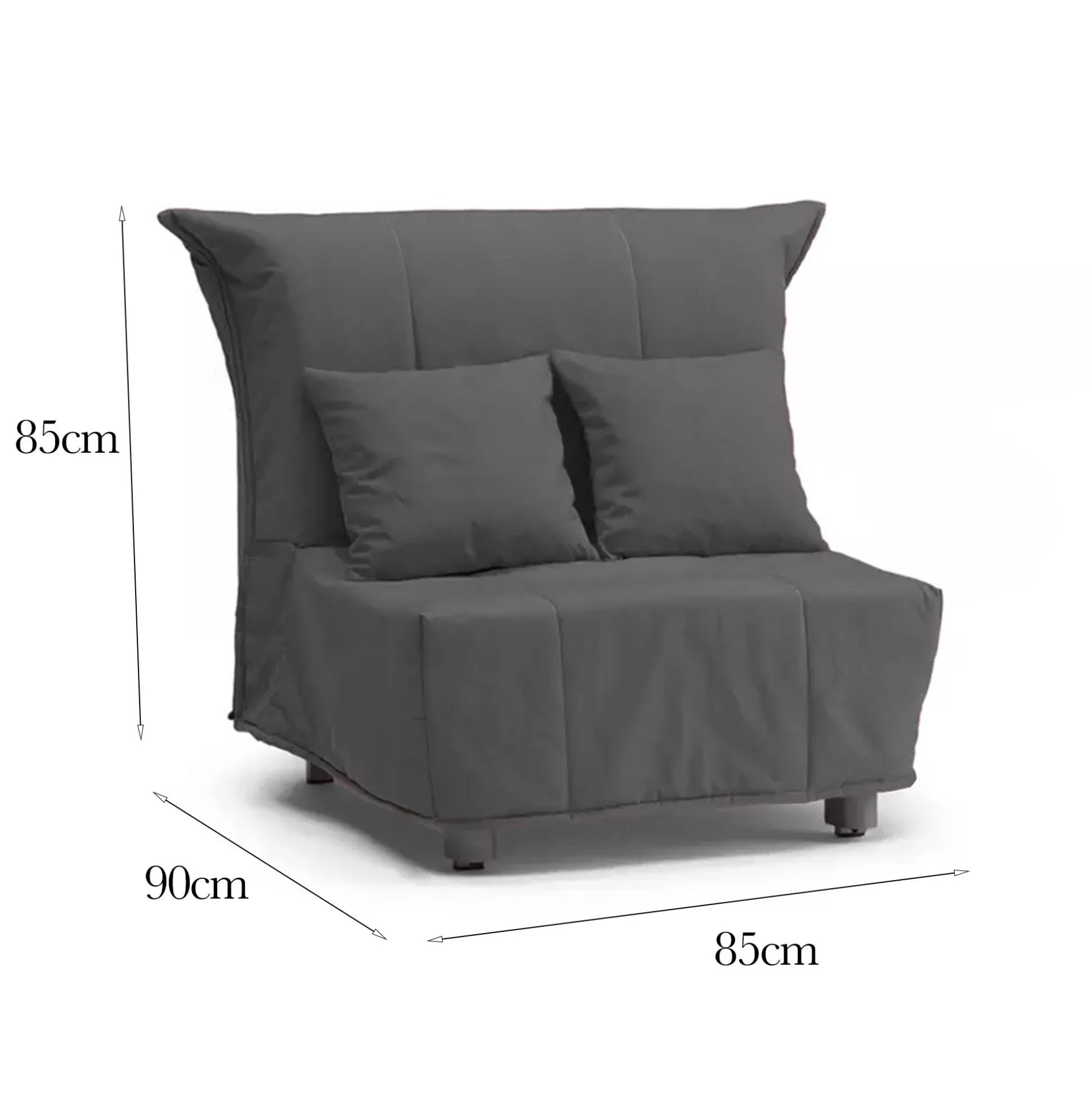 Dmora Poltrone<Poltrona Andreou, Cm 85x90h85, colore