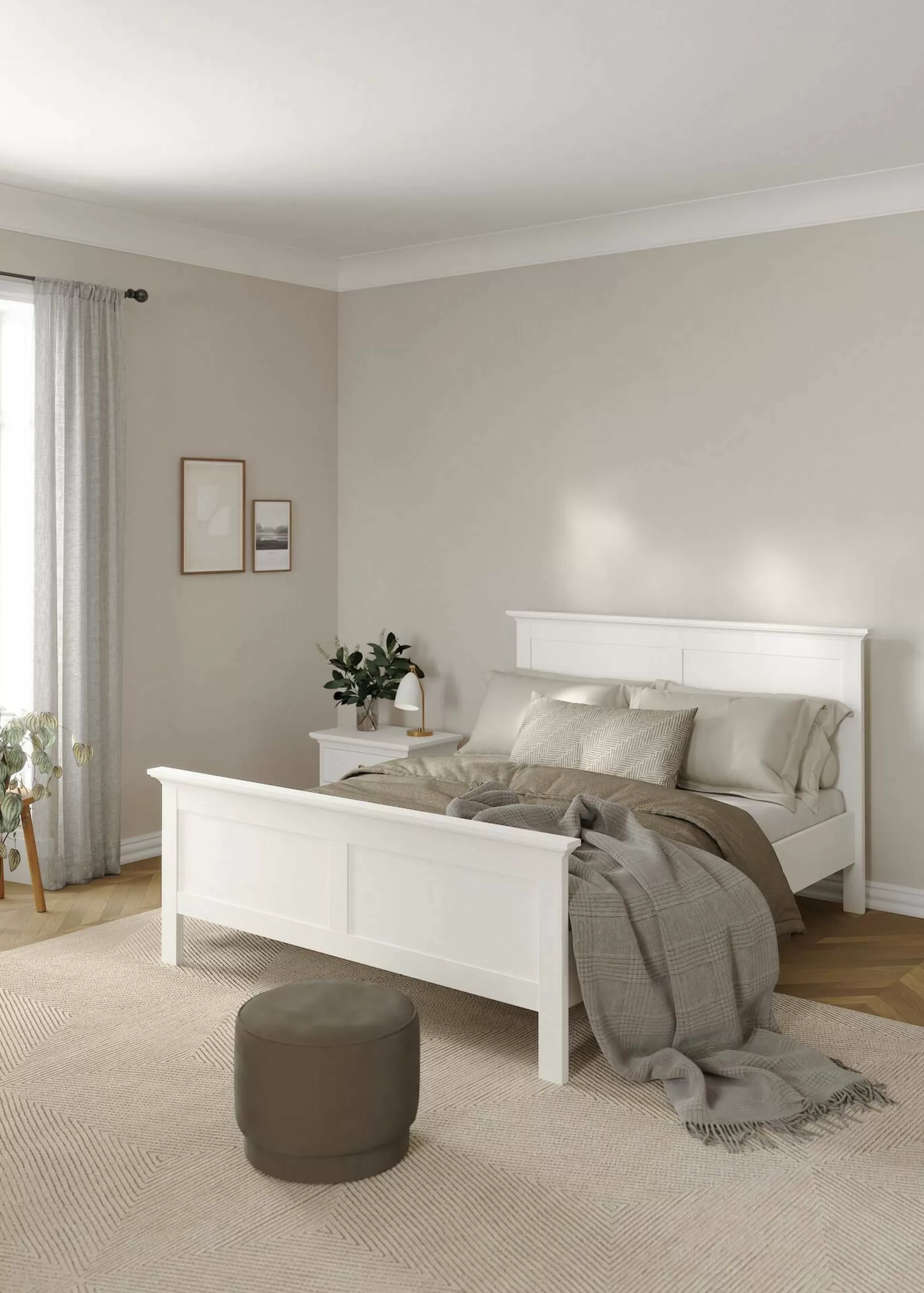 Dmora Reti Letto Piazza E Mezza<Rete letto piazza e mezza Saudel, 172x213 h110 cm,