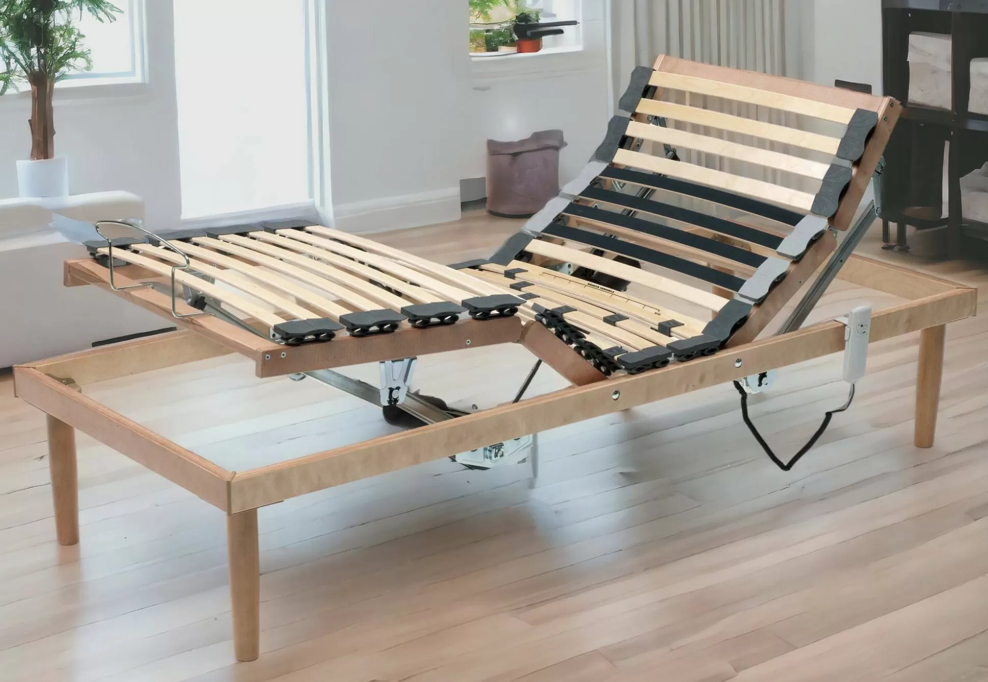 Dmora Reti Letto Singole<Rete letto singolo Arby, Rete ortopedica reclinabile motorizzata, Cm 80x190h 34
