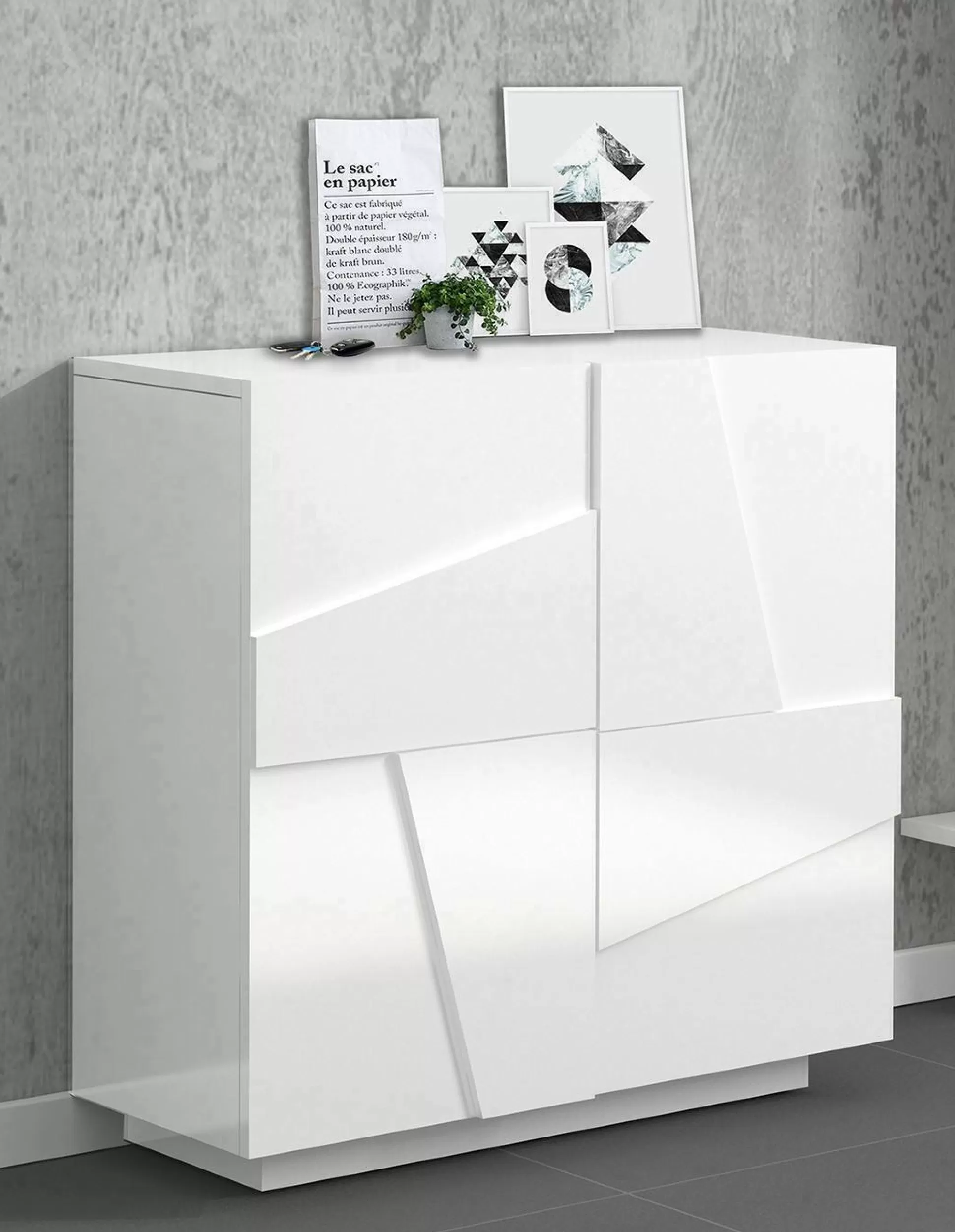 Dmora Scarpiere<Scarpiera Apetta, cm 81x38h86, con dettaglio