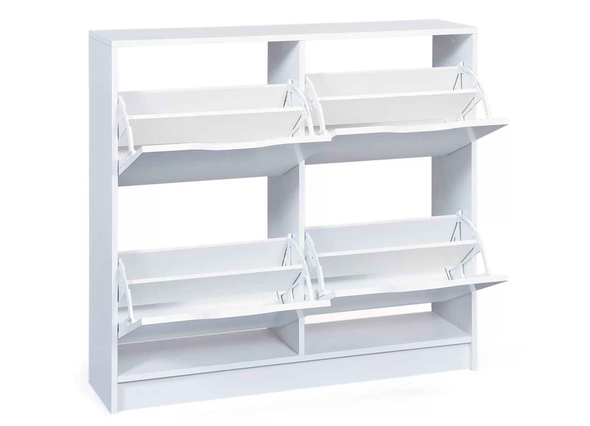 Dmora Scarpiere<Scarpiera Beckum, Mobile portascarpe, Armadio da ingresso multiuso, Mobiletto per calzature, 90x100 h25 cm,