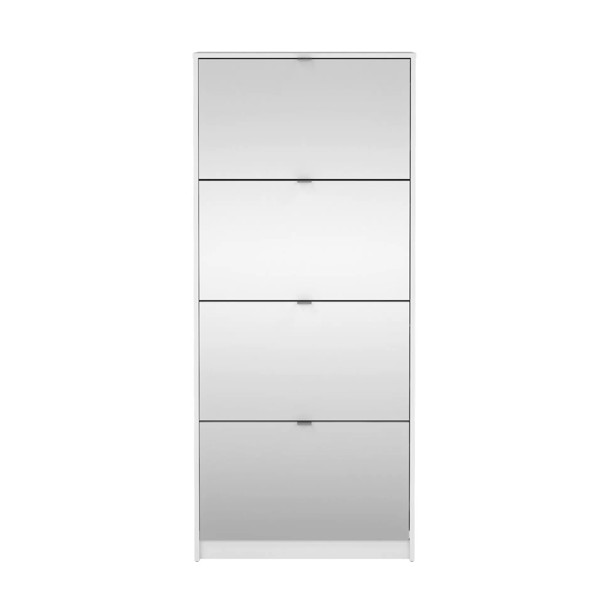Dmora Scarpiere<Scarpiera Bliss, Mobile portascarpe, Armadio da ingresso multiuso, Mobiletto per calzature, 24x70 h162 cm, Bianco