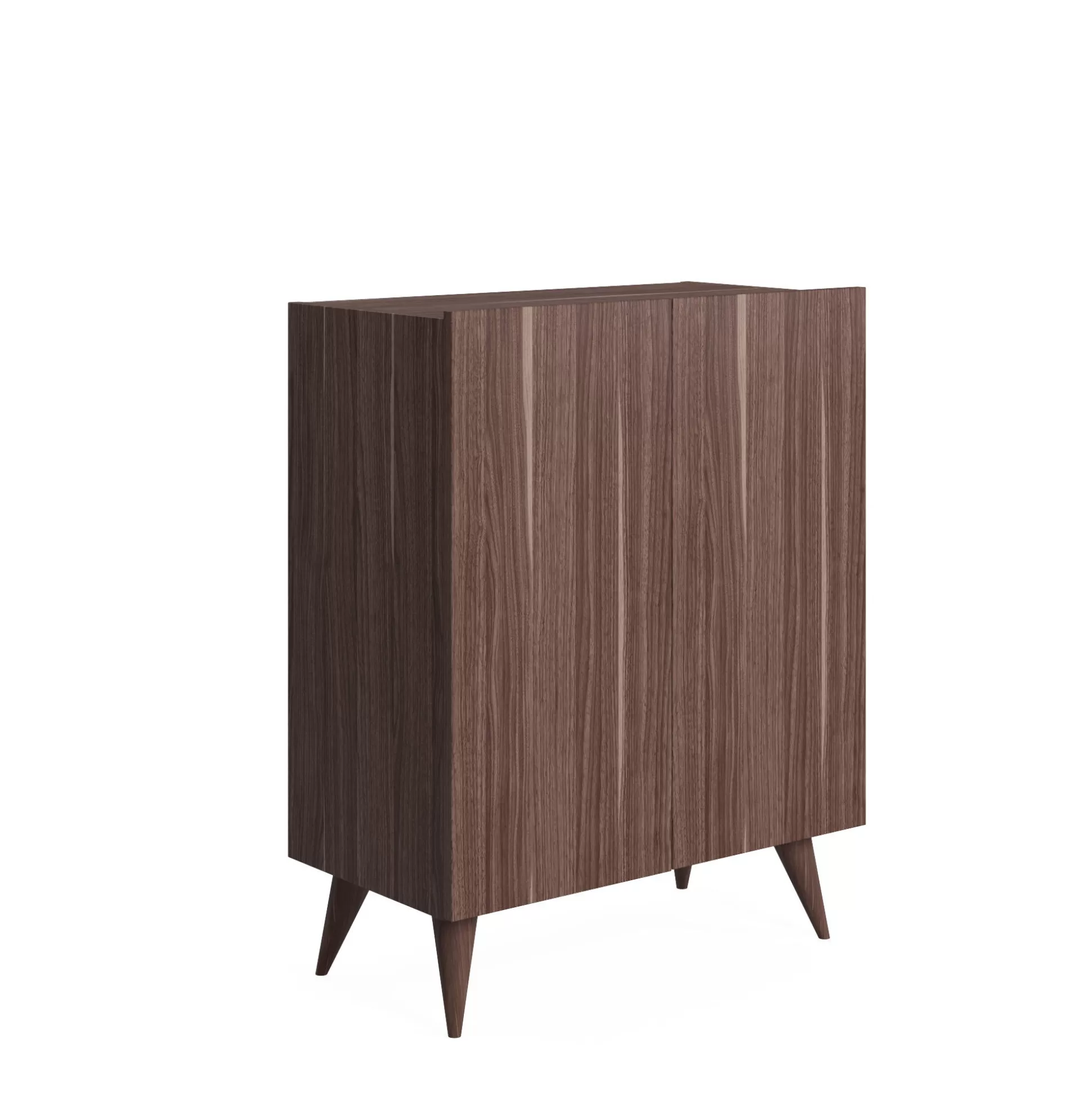 Dmora Scarpiere<Scarpiera con due ante battenti e quattro ripiani interni, cm 70 x 37 x 88, colore