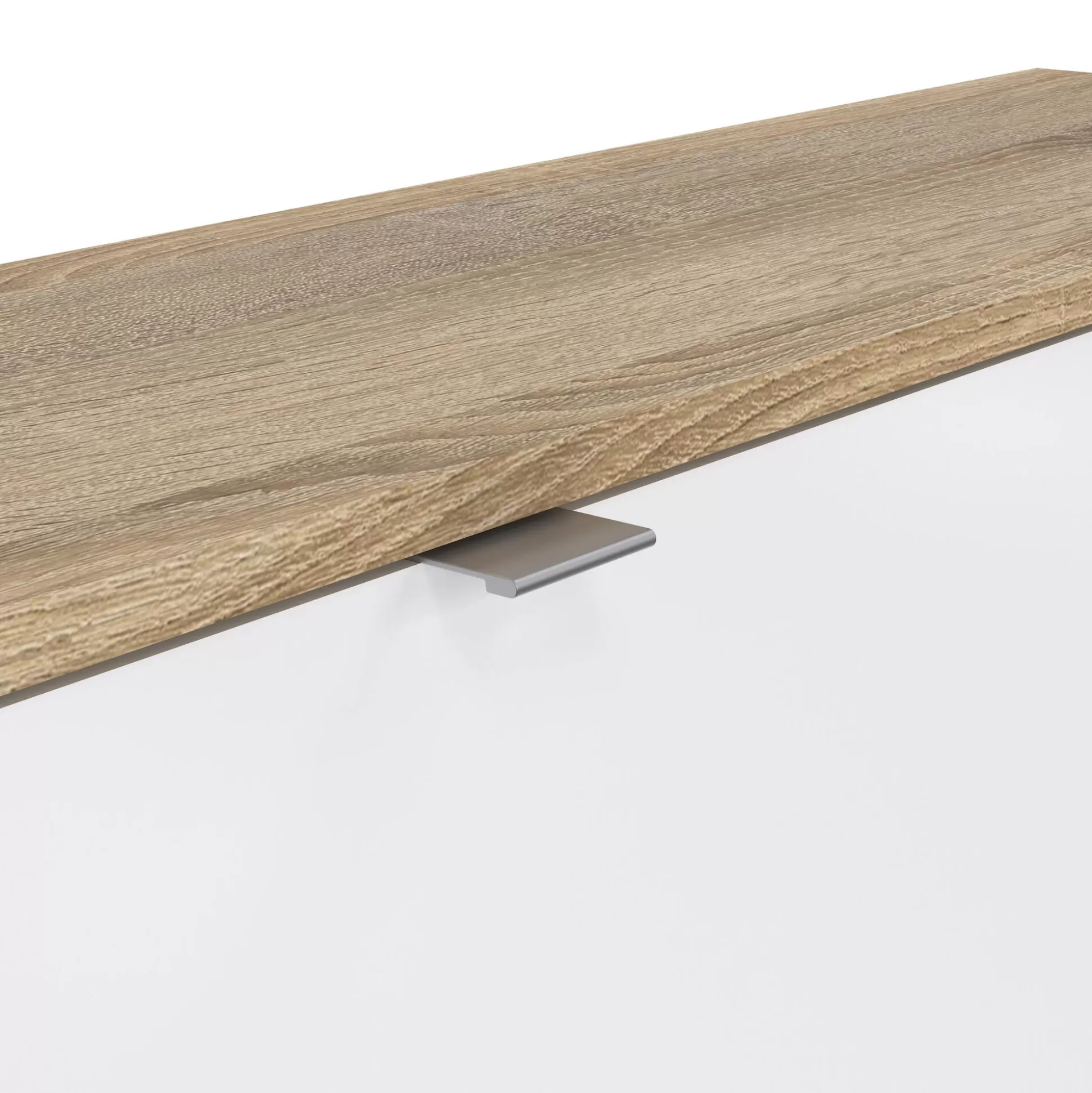 Dmora Scarpiere<Scarpiera Marthe, Mobile portascarpe, Armadio da ingresso multiuso, Mobiletto per calzature, 99x24 h124 cm, Quercia e Bianco