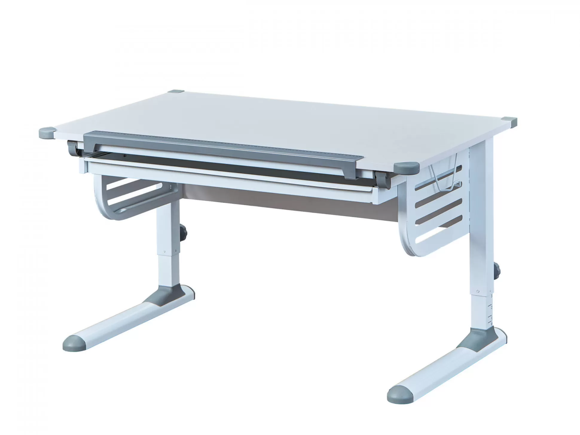 Dmora Scrivanie<Scrivania Heide, Scrittoio multiuso, Tavolo per ufficio porta PC, Piano di lavoro, 110x55 h68 cm,