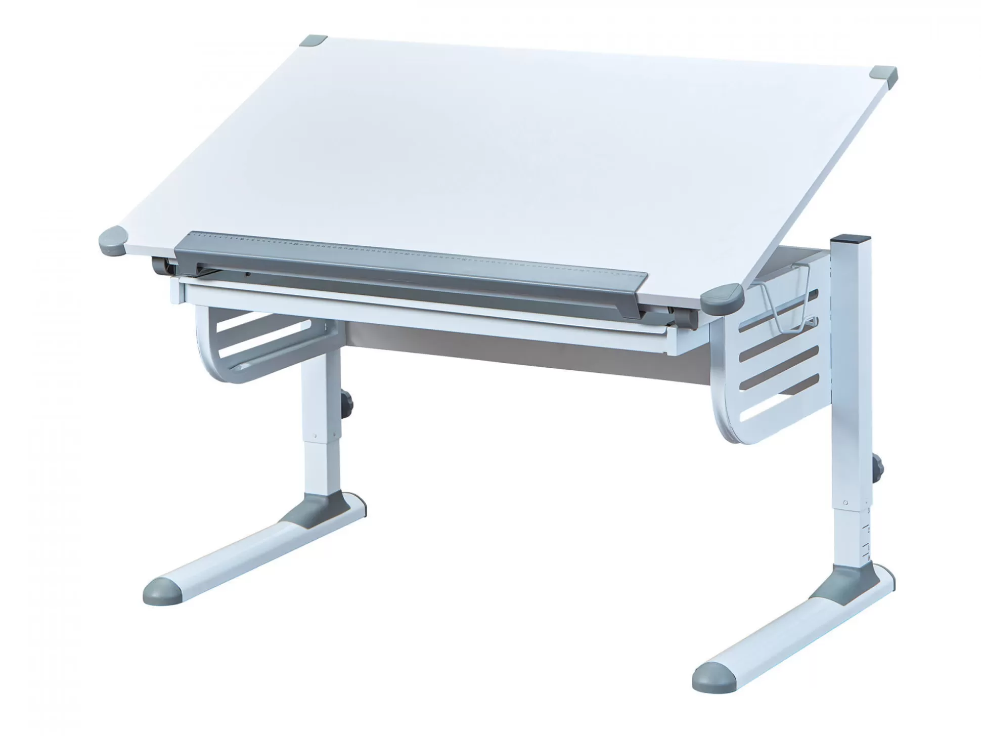 Dmora Scrivanie<Scrivania Heide, Scrittoio multiuso, Tavolo per ufficio porta PC, Piano di lavoro, 110x55 h68 cm,