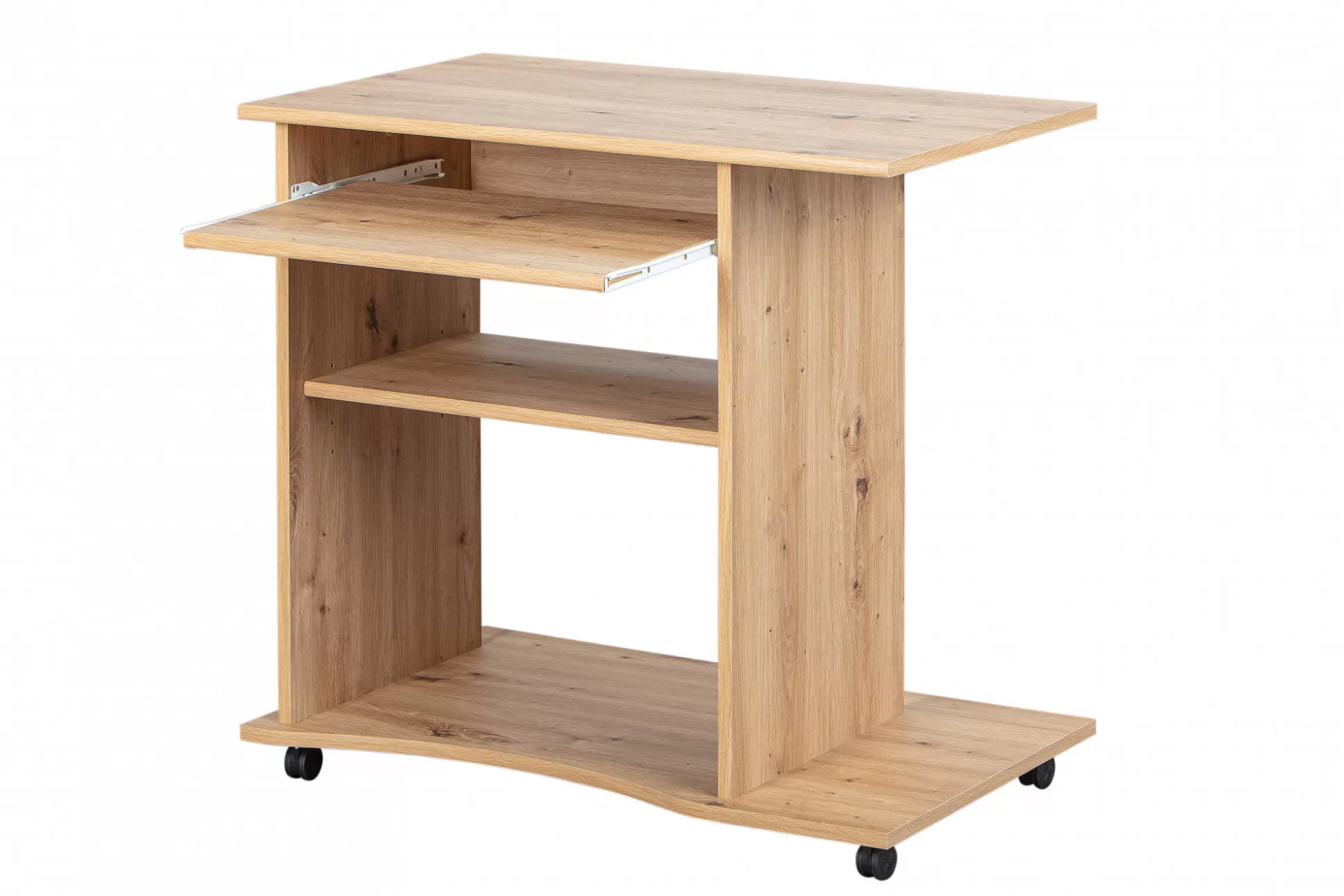 Dmora Scrivanie<Scrivania Nordenham, Scrittoio multiuso, Tavolo per ufficio porta PC, Piano di lavoro, 80x50 h75 cm,