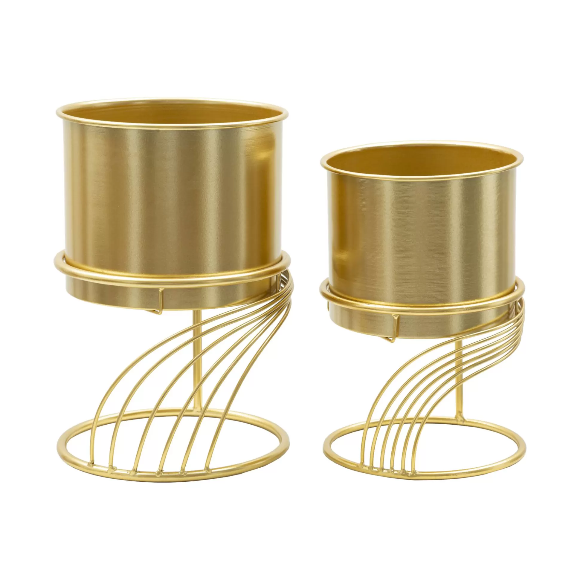 Dmora Oggettistica<Set di 2 portavasi Sauri, 23x23 h36 cm,
