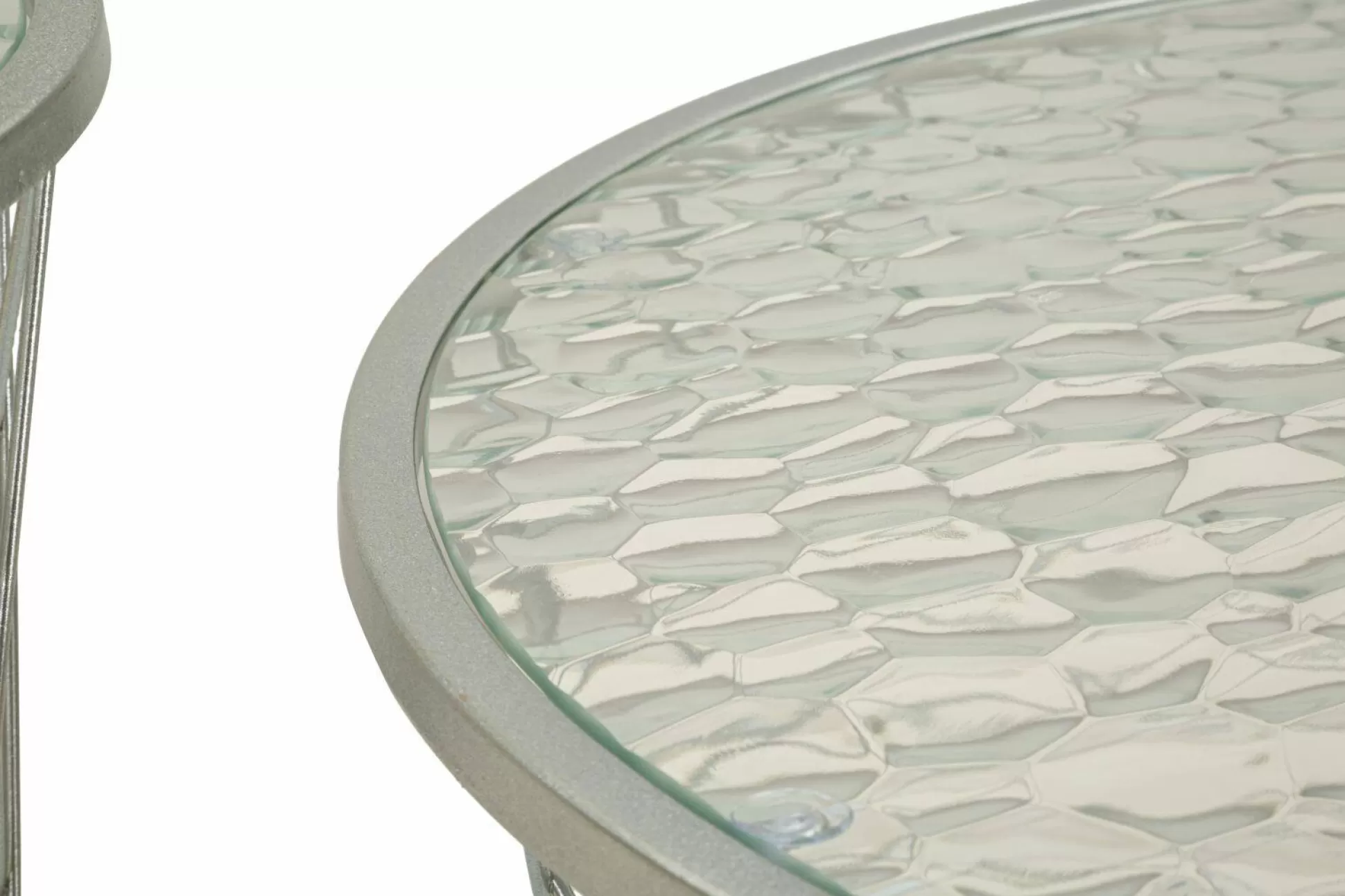 Dmora Tavolini Da Salotto<Set di 4 tavolini da salotto Cabiaglio, 70x70 h55 cm,