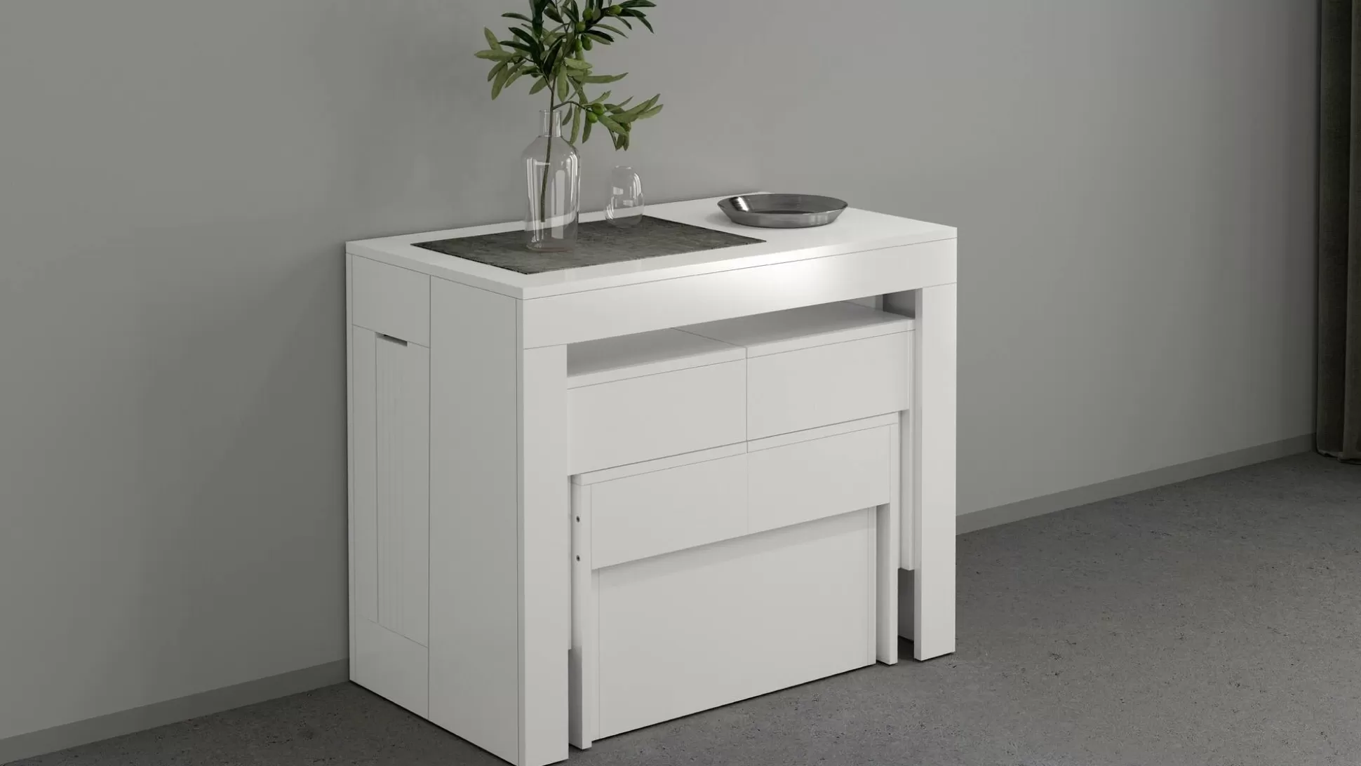 Dmora Set Tavolo E Sedie<Set tavolo e sedie Auditore, 66x25h45 cm,