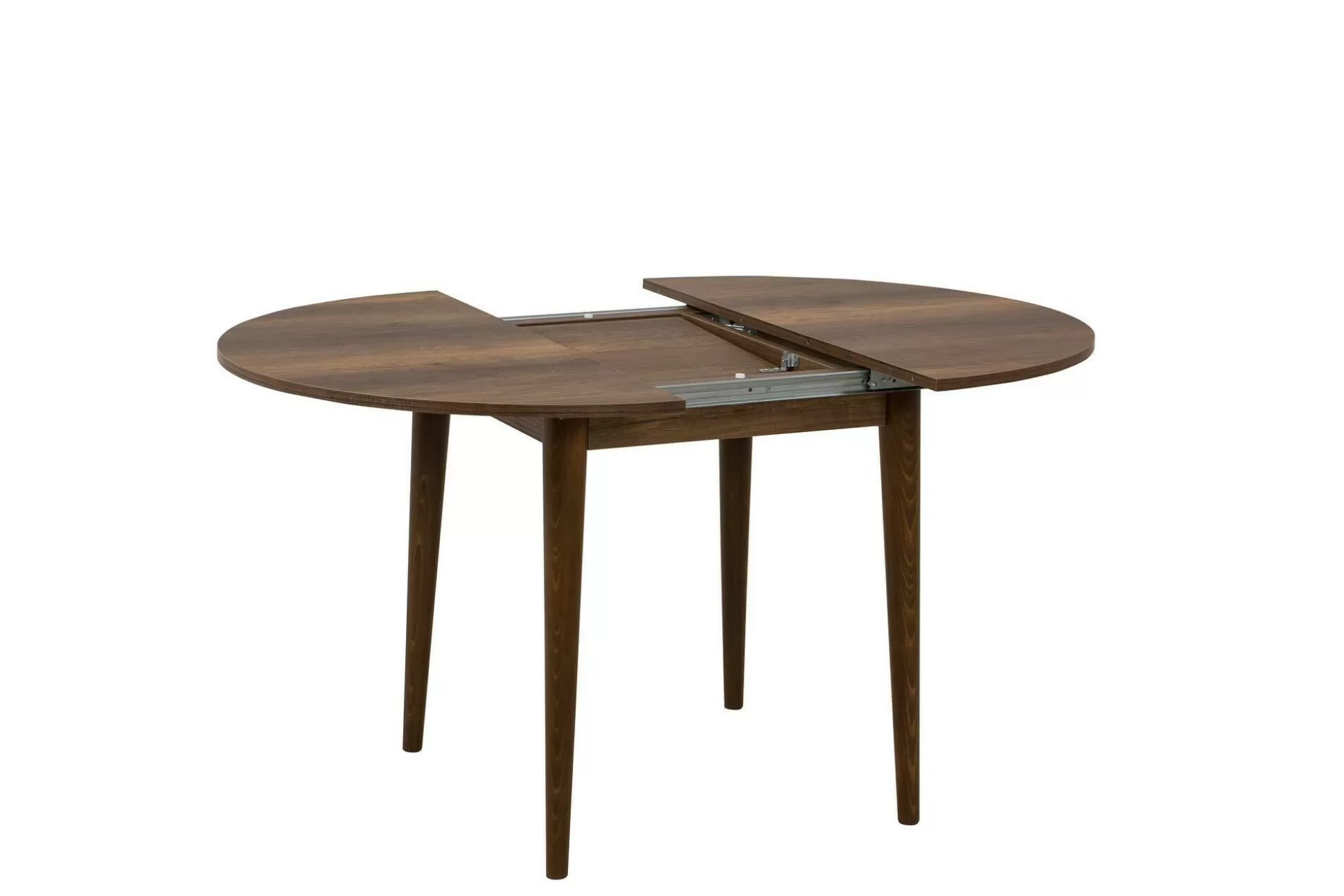 Dmora Set Tavolo E Sedie<Set tavolo e sedie Bee, 100x100h75 cm, Noce e Antracite